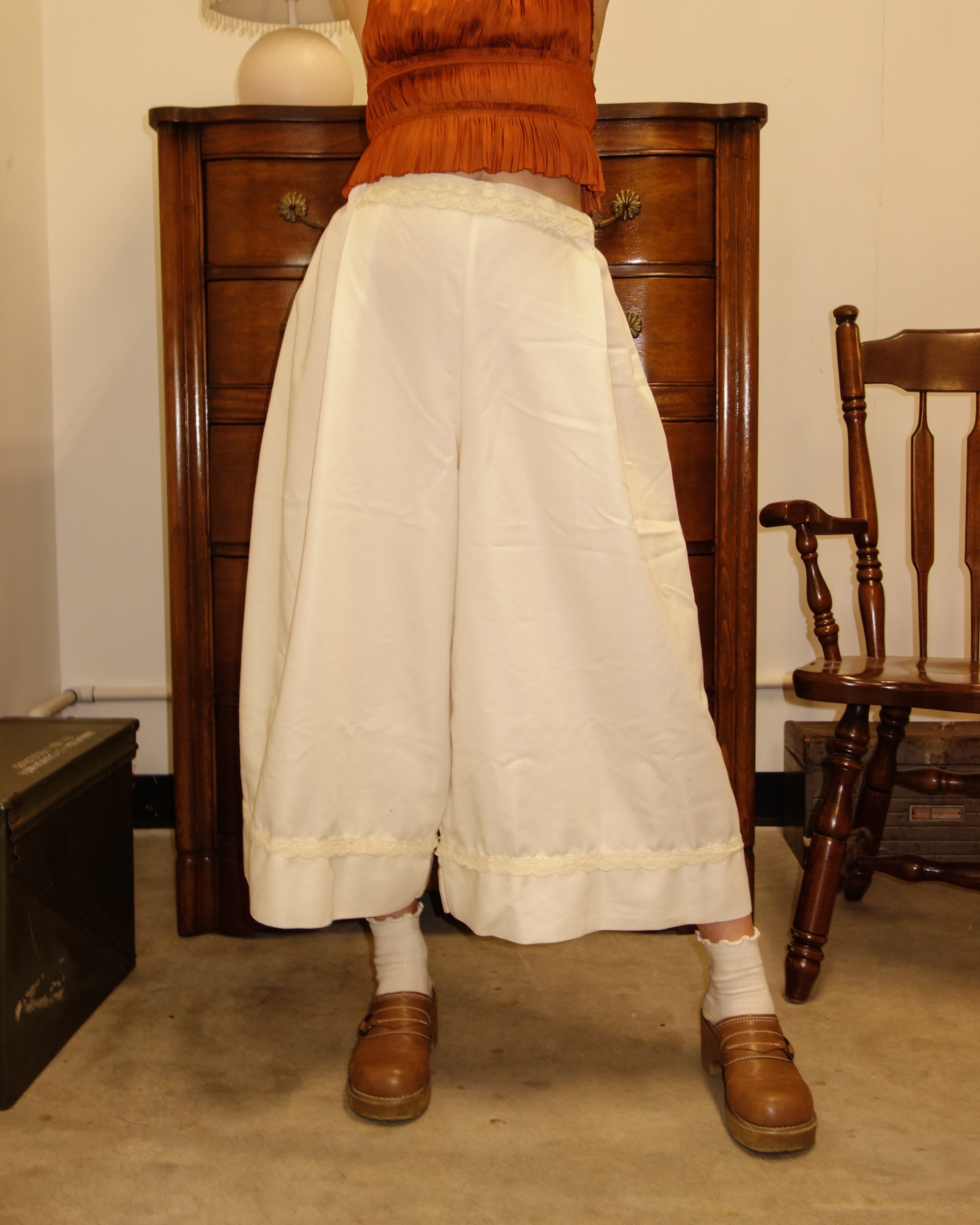 Crochet White Pillow Pants