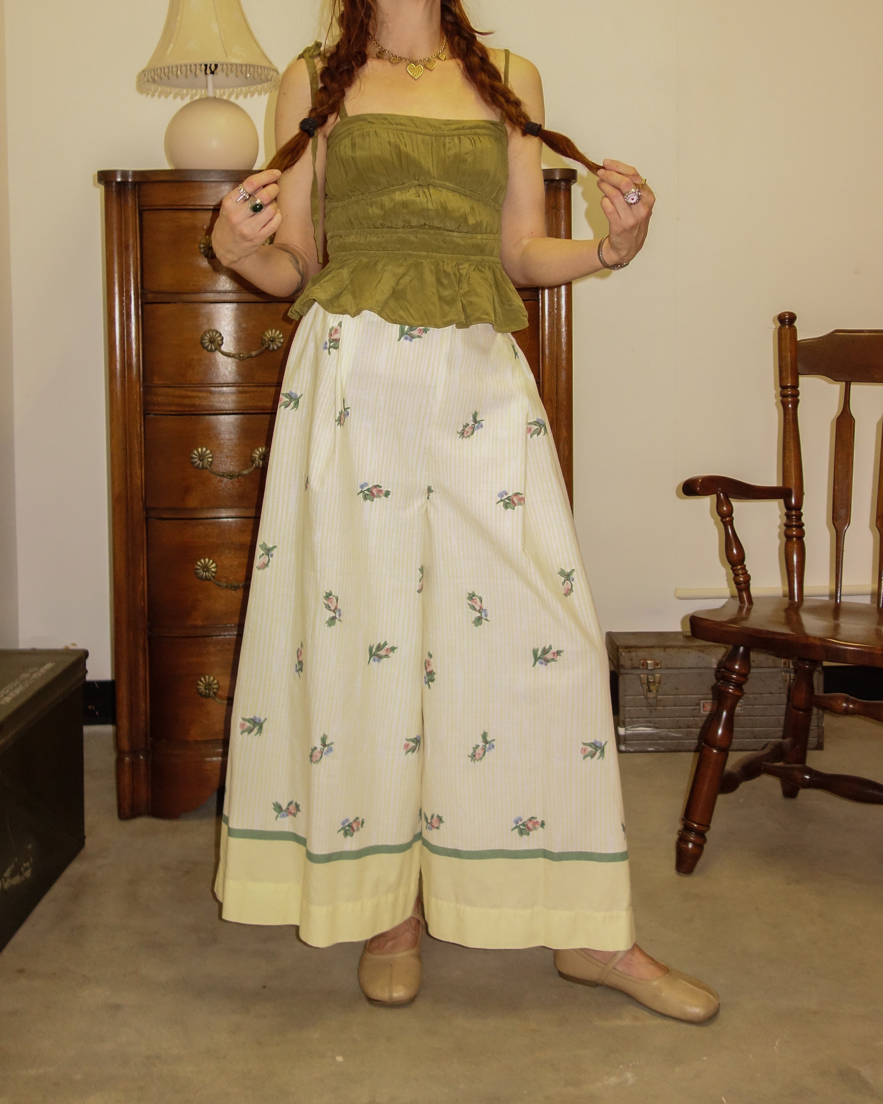 Summer Bloom Pillow Pants