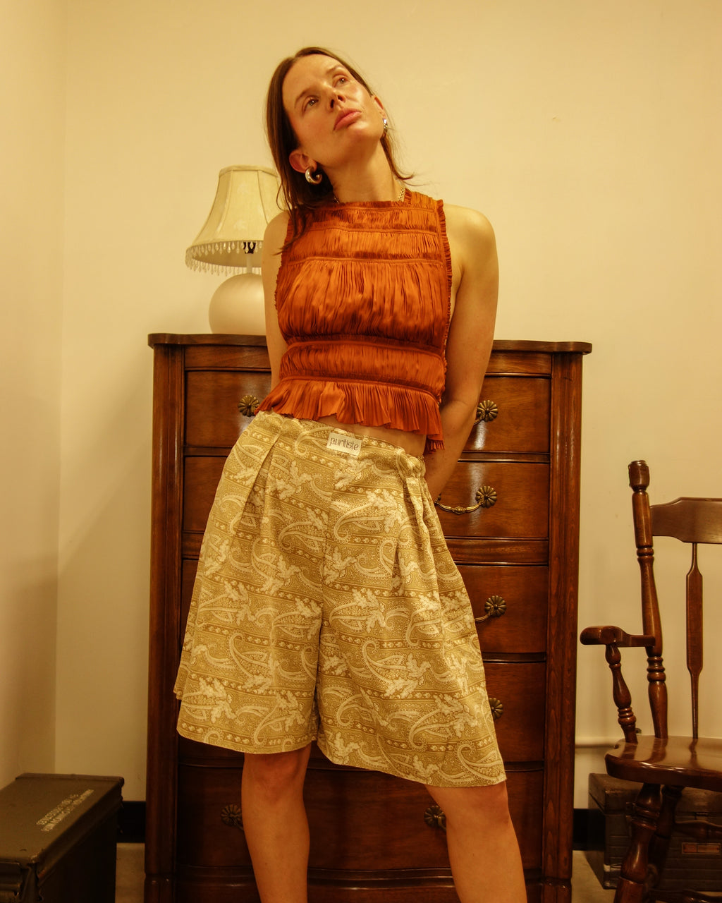 Paisley Pillow Shorts