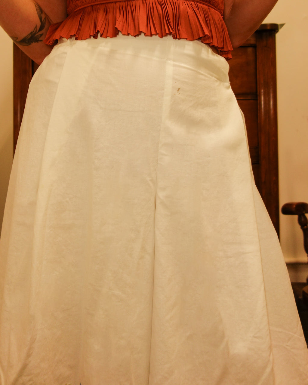 Embroidered Pillow Pants