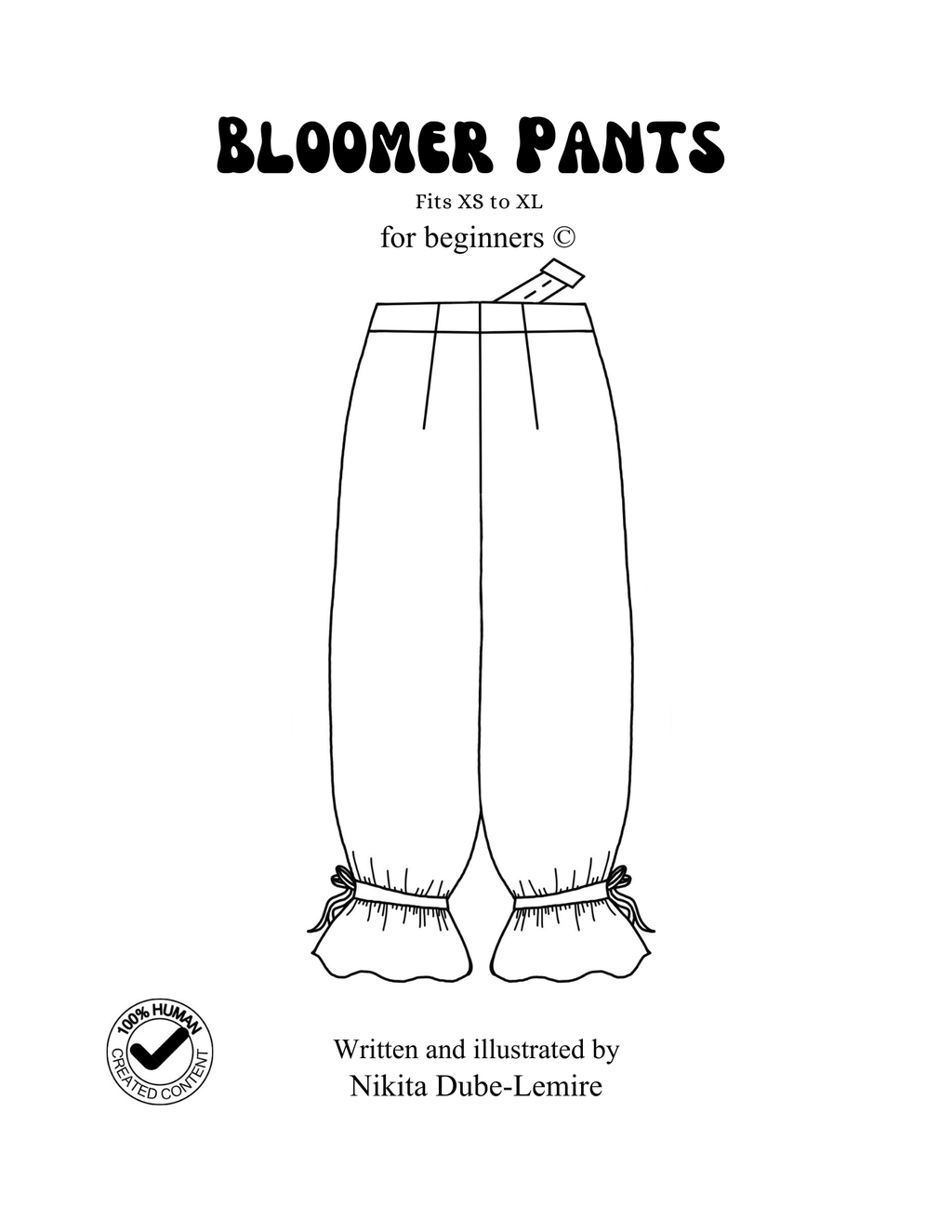 Adjustable Pants BUNDLE ☺ Beginner tutorial WITHOUT Serger for Bloomers and Pillow Pants