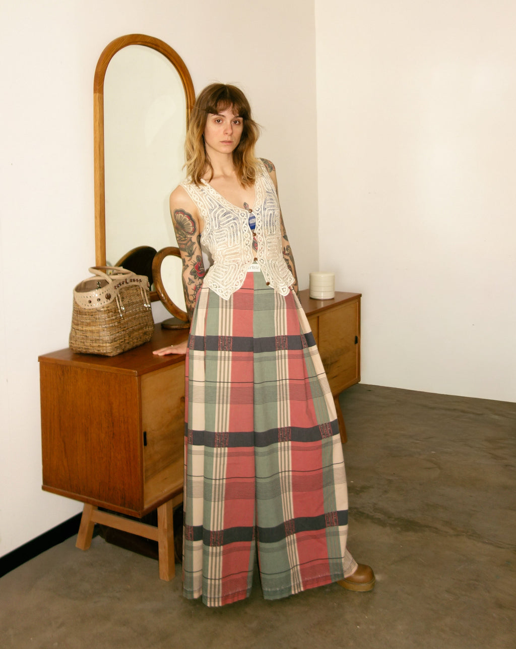 Plaid Pillow Pants