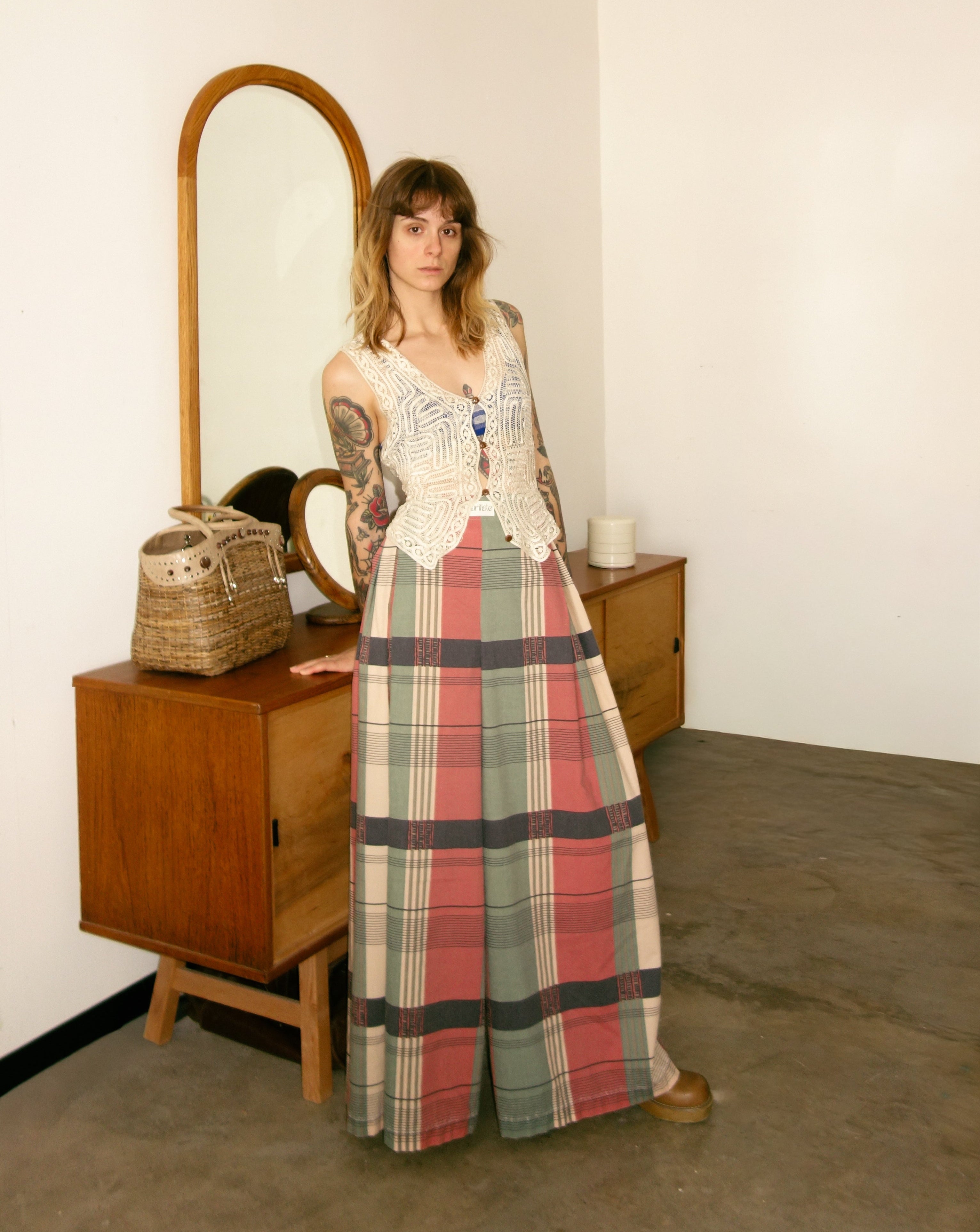 Plaid Pillow Pants