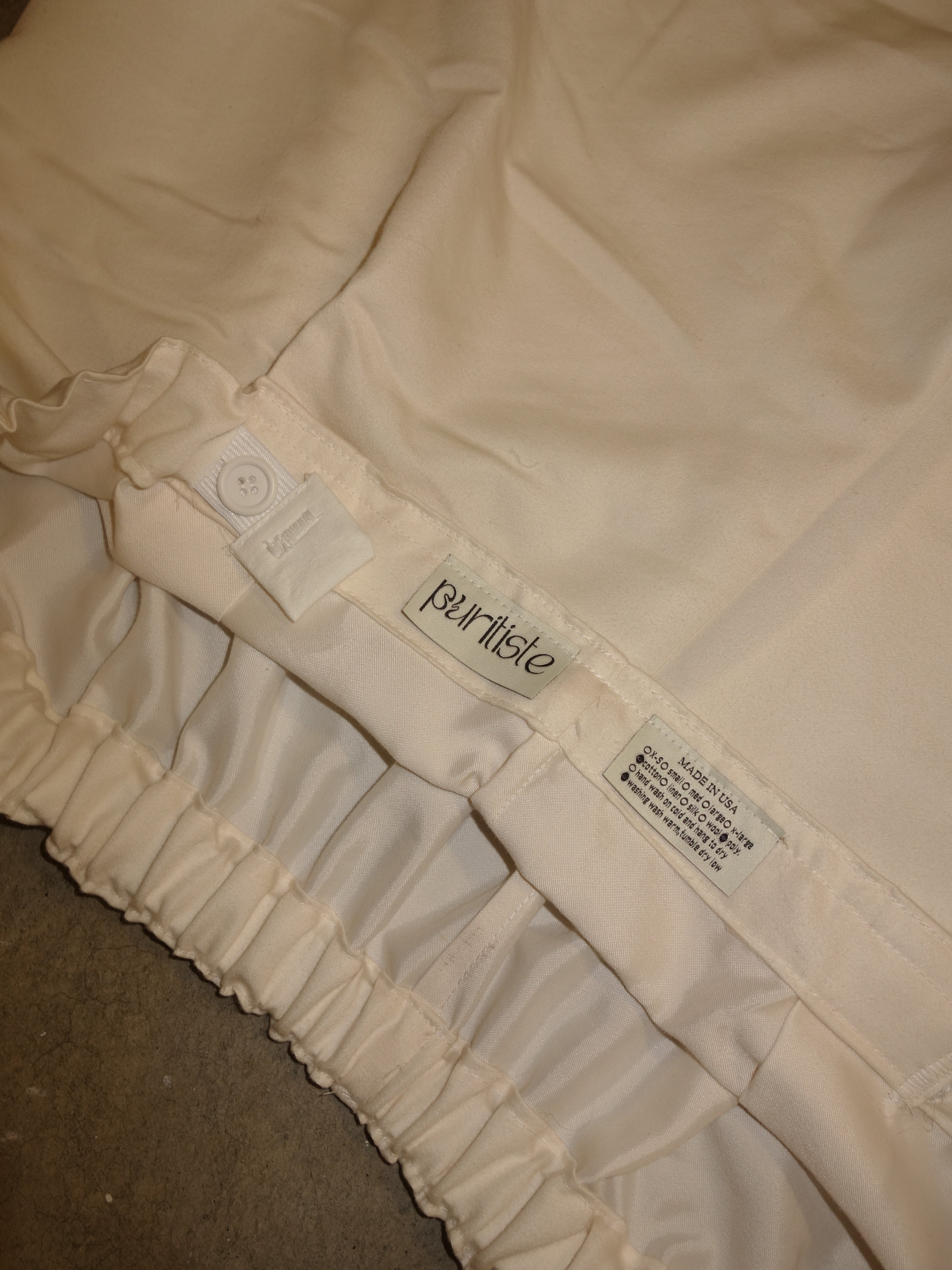 Crochet White Pillow Pants