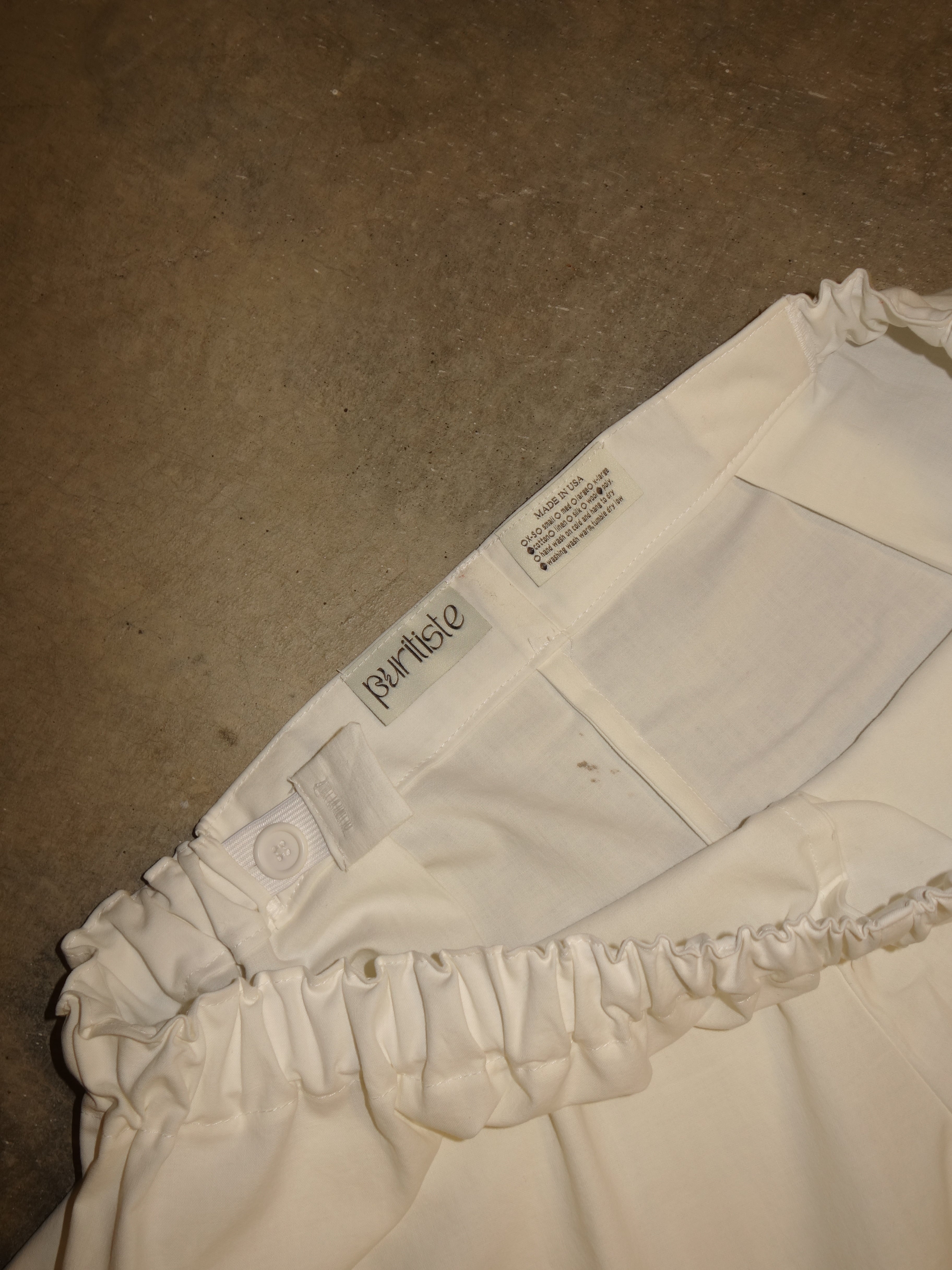 Embroidered Pillow Pants