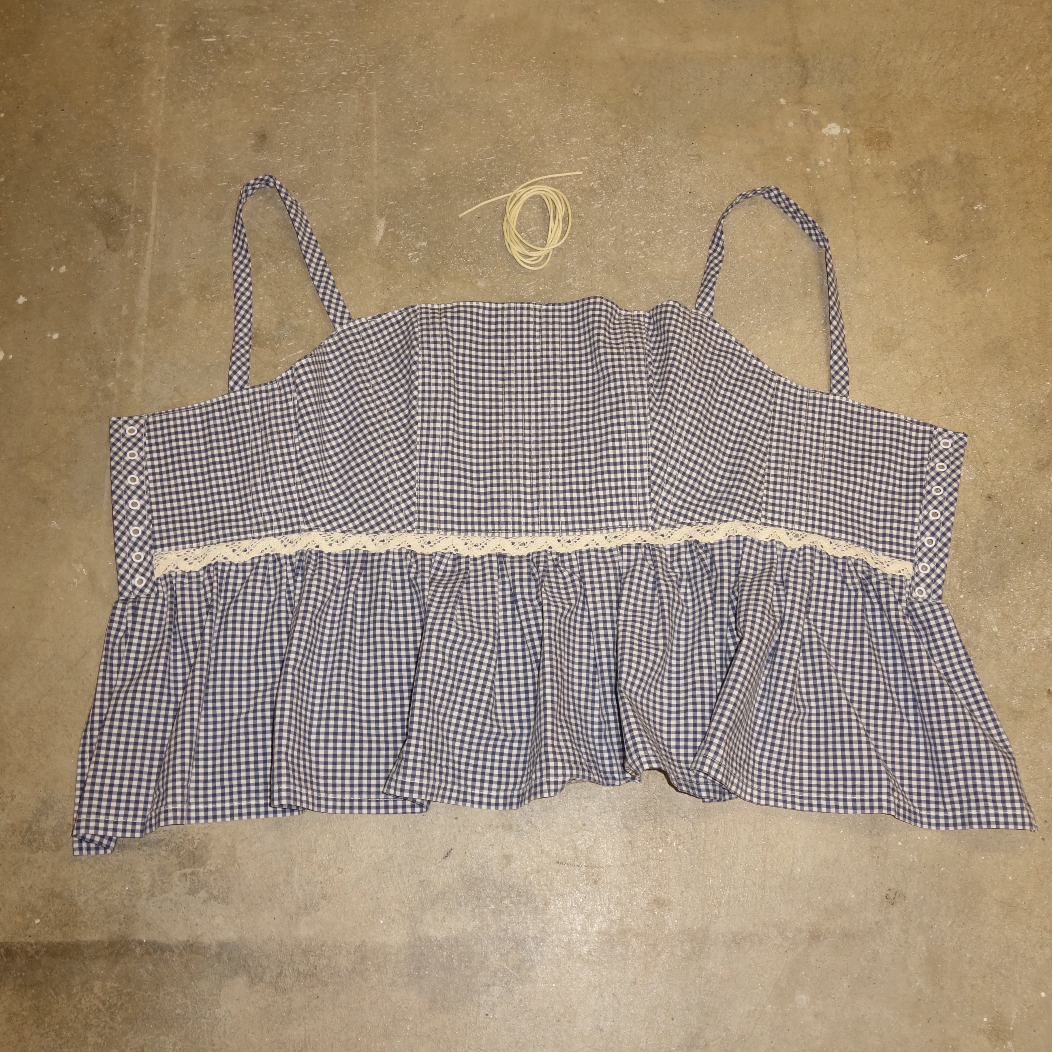 Gingham Corset