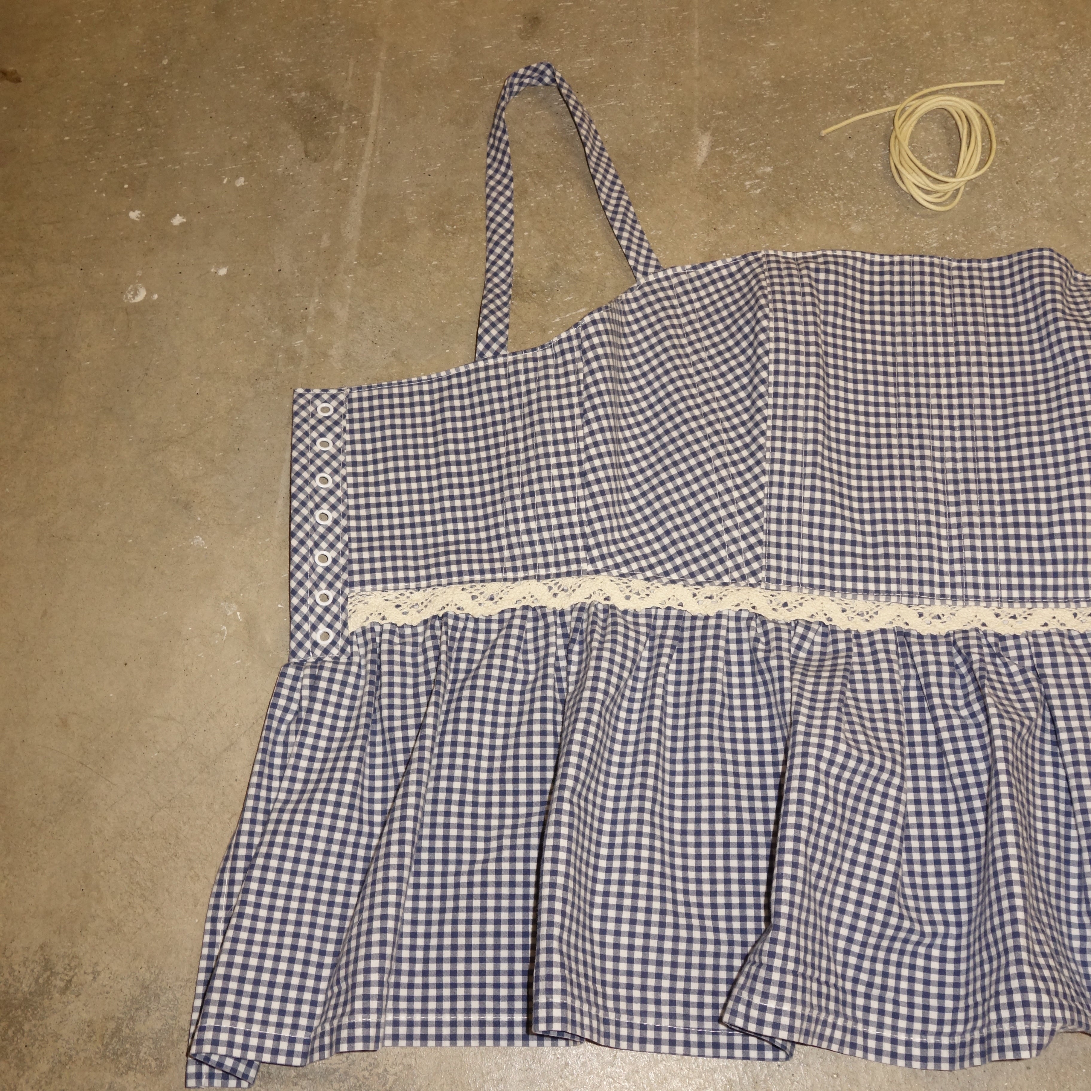 Gingham Corset
