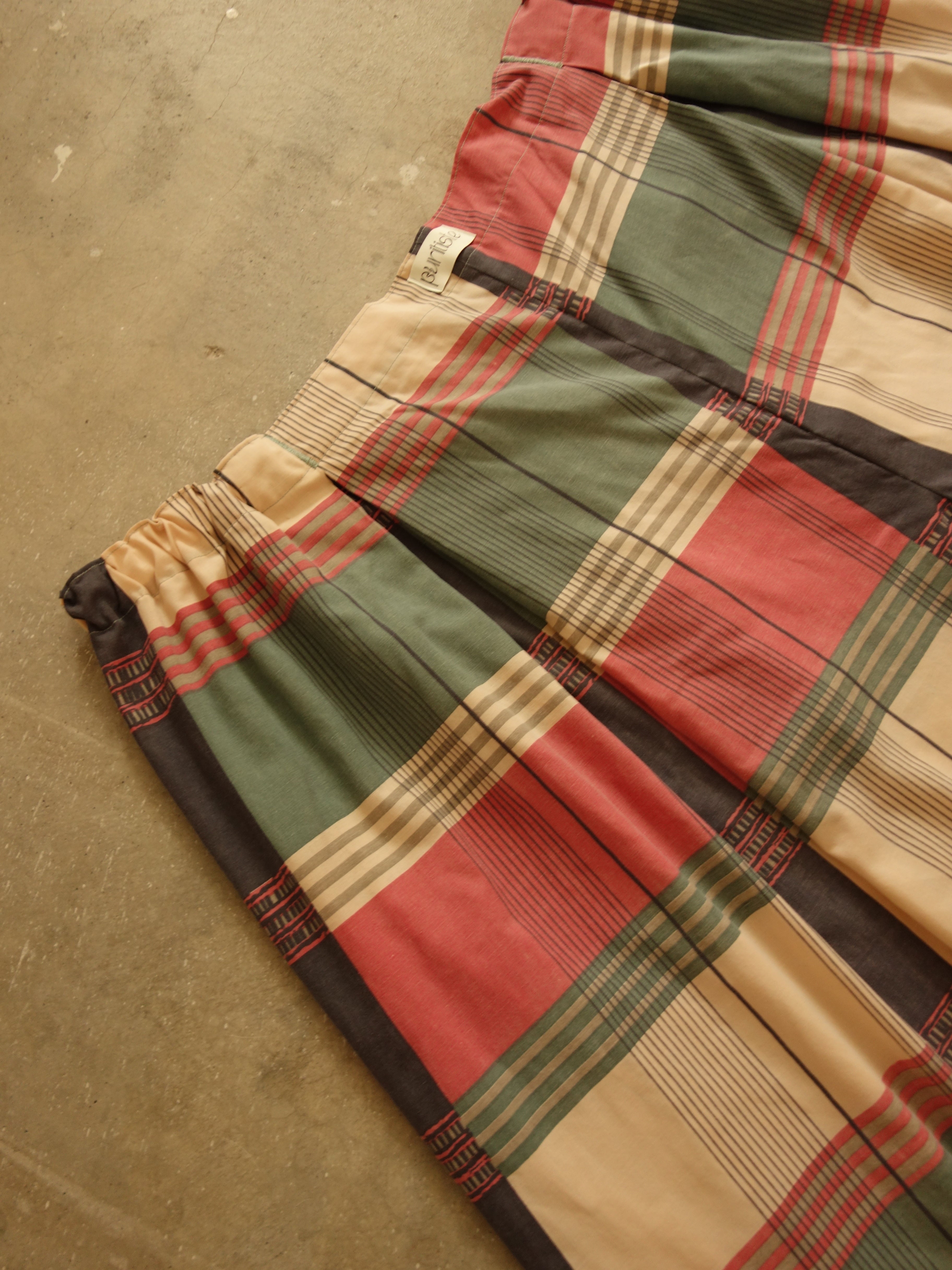 [plus] Plaid Pillow Pants