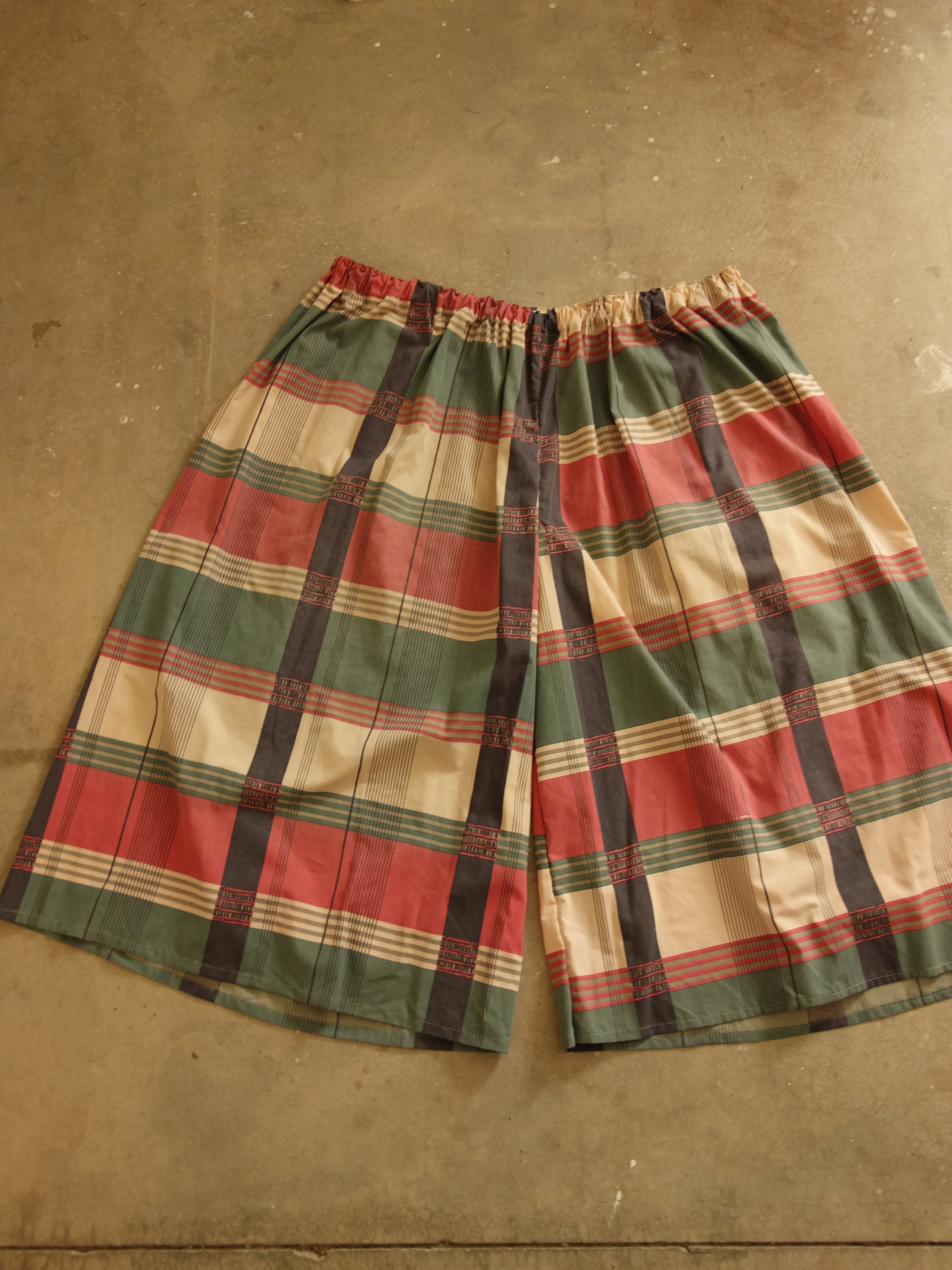 [plus] Plaid Pillow Pants