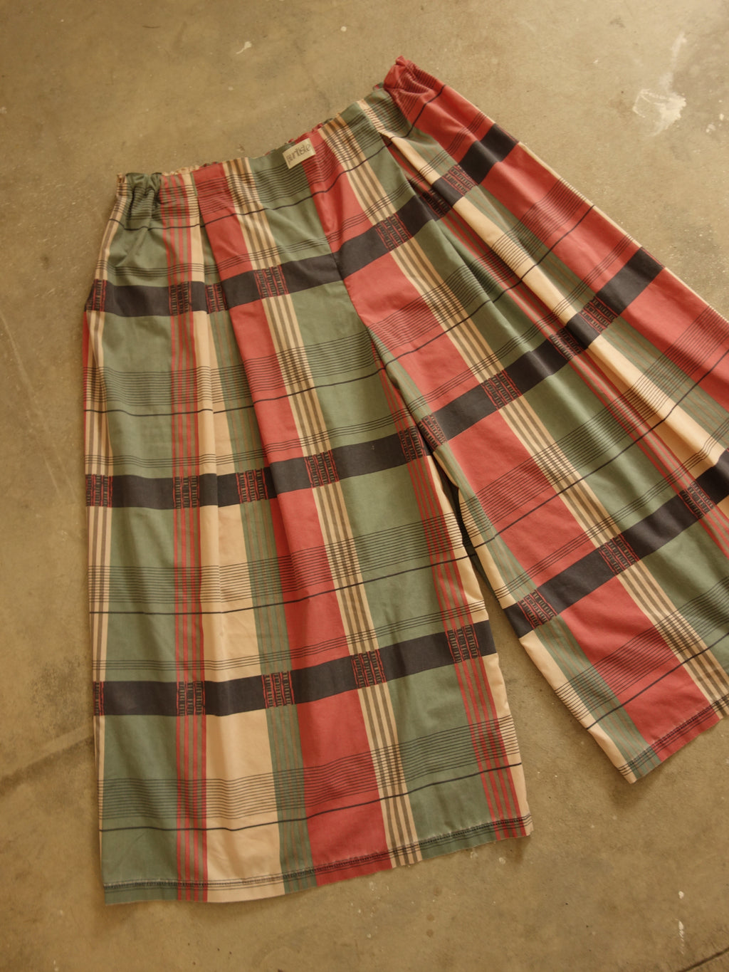 Plaid Pillow Pants