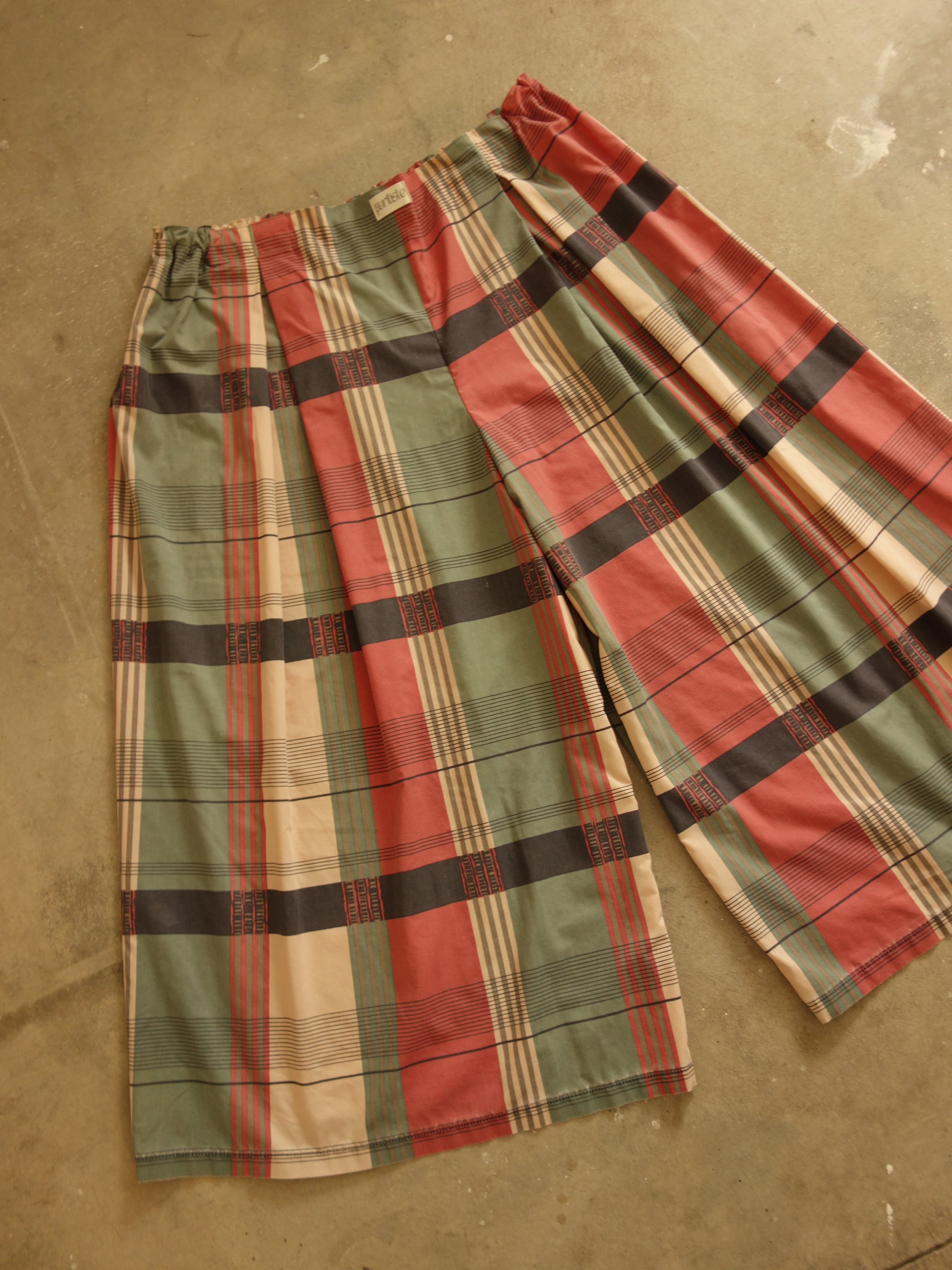 Plaid Pillow Pants