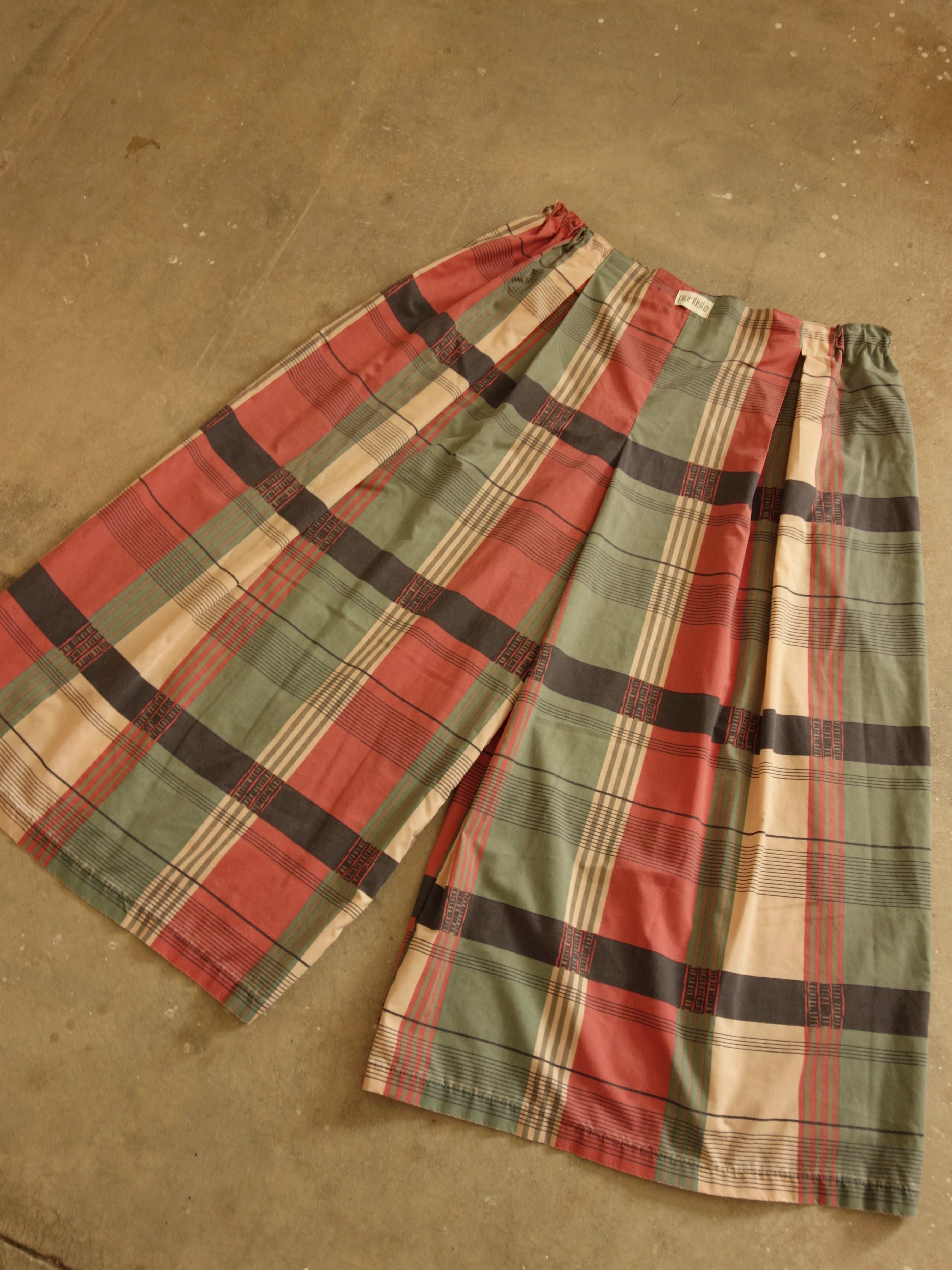 Plaid Pillow Pants