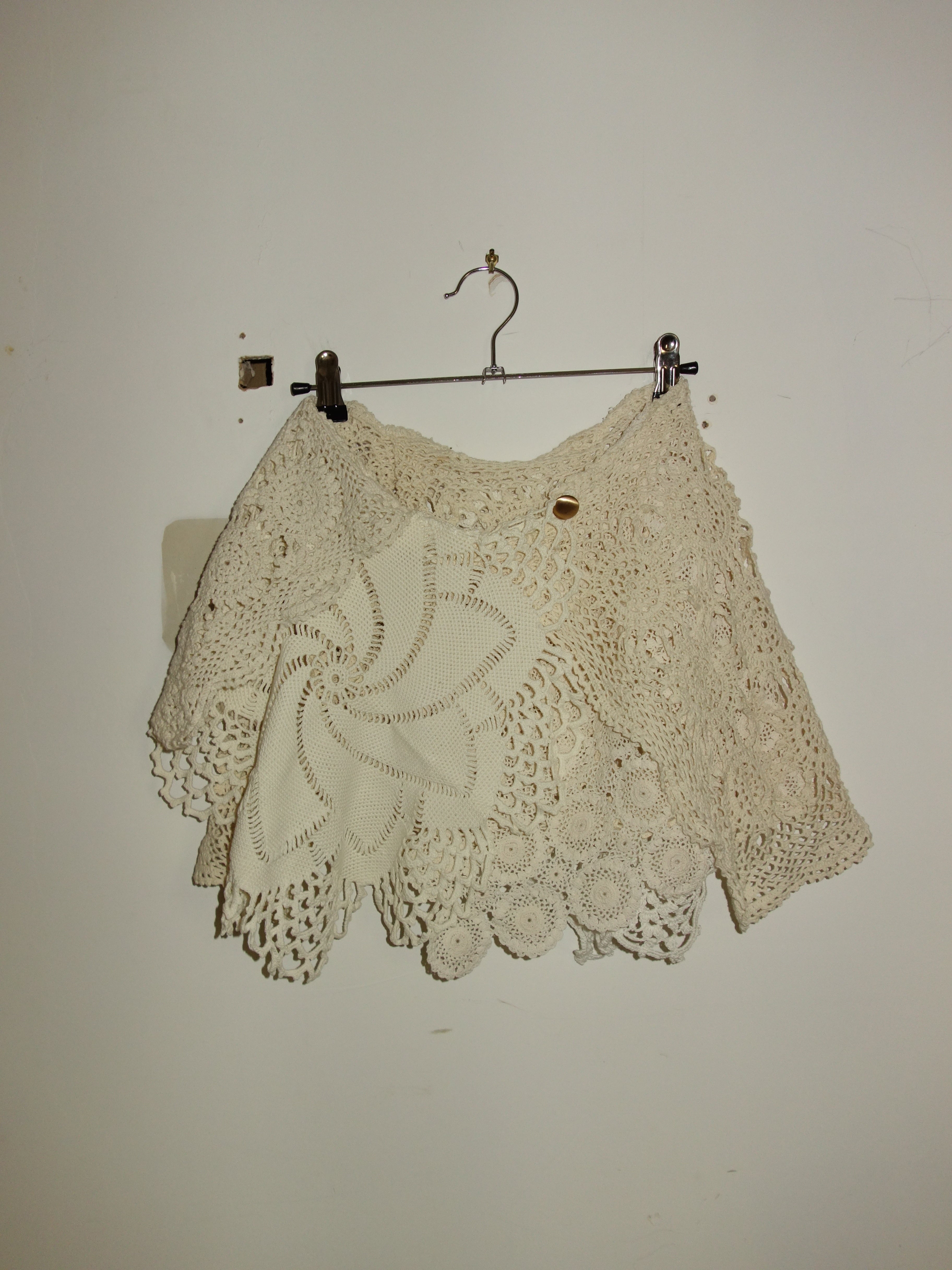 Doily Mini Skirt