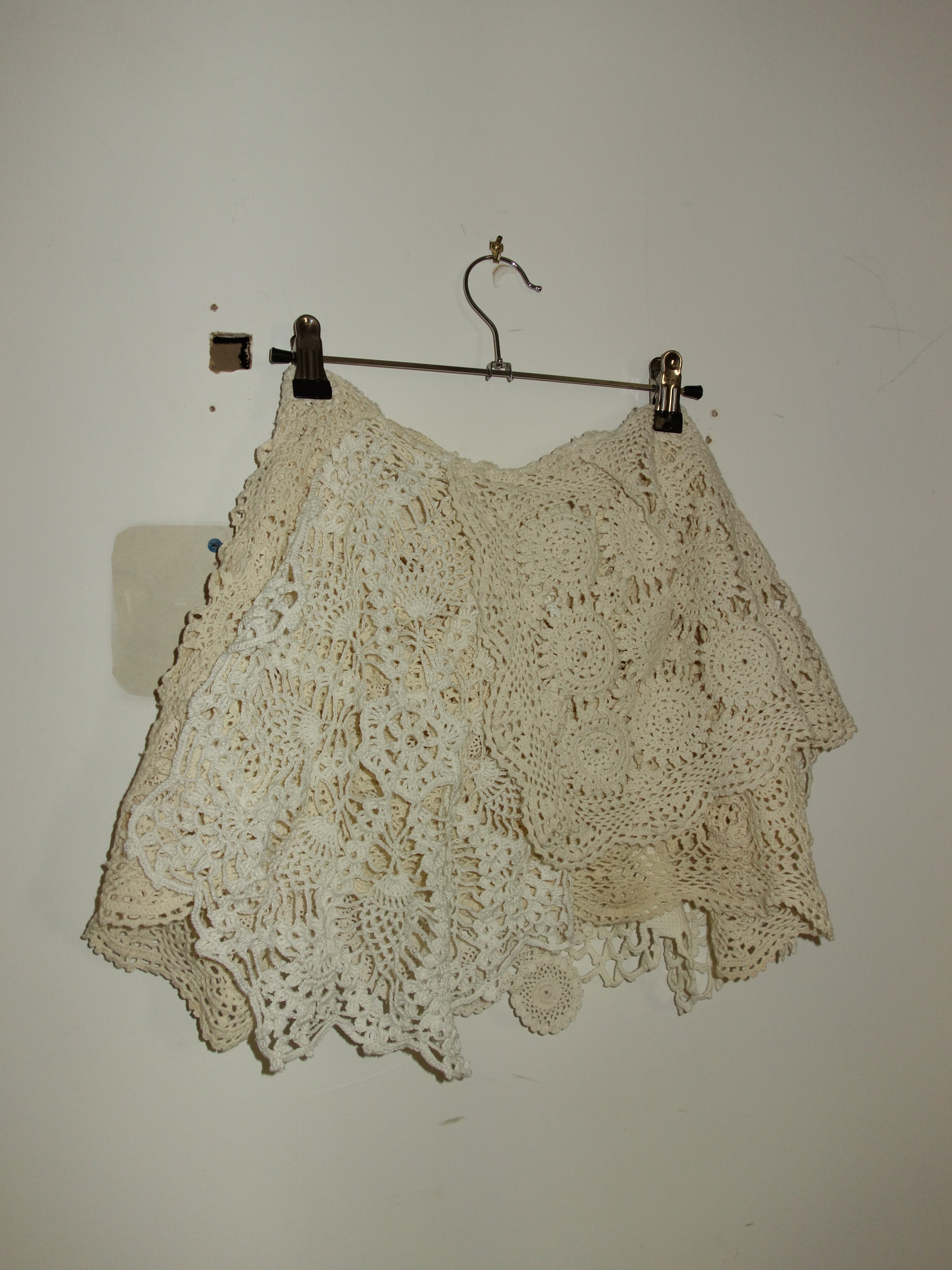 Doily Mini Skirt