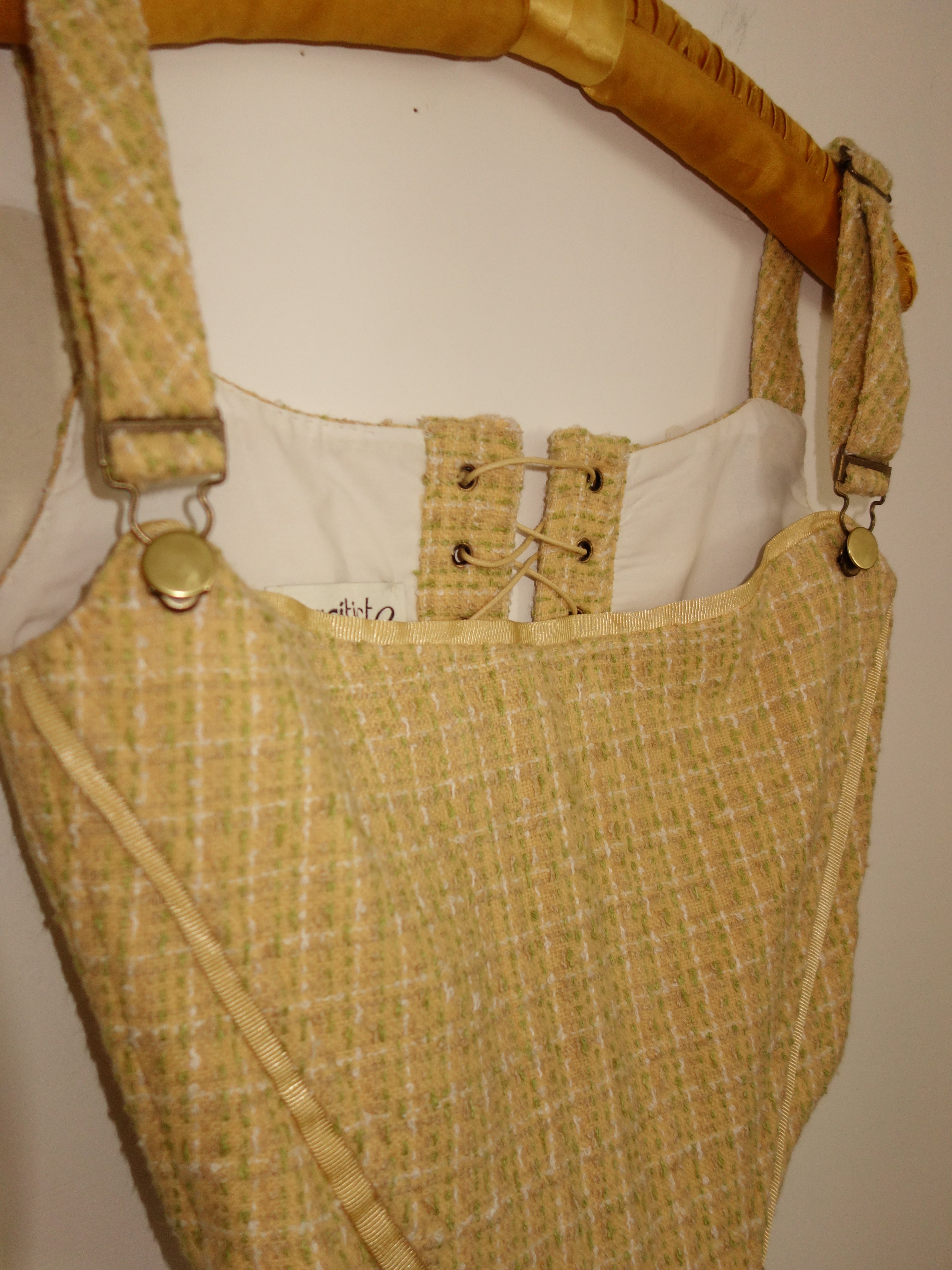 [xs] Silk Tweed Corset