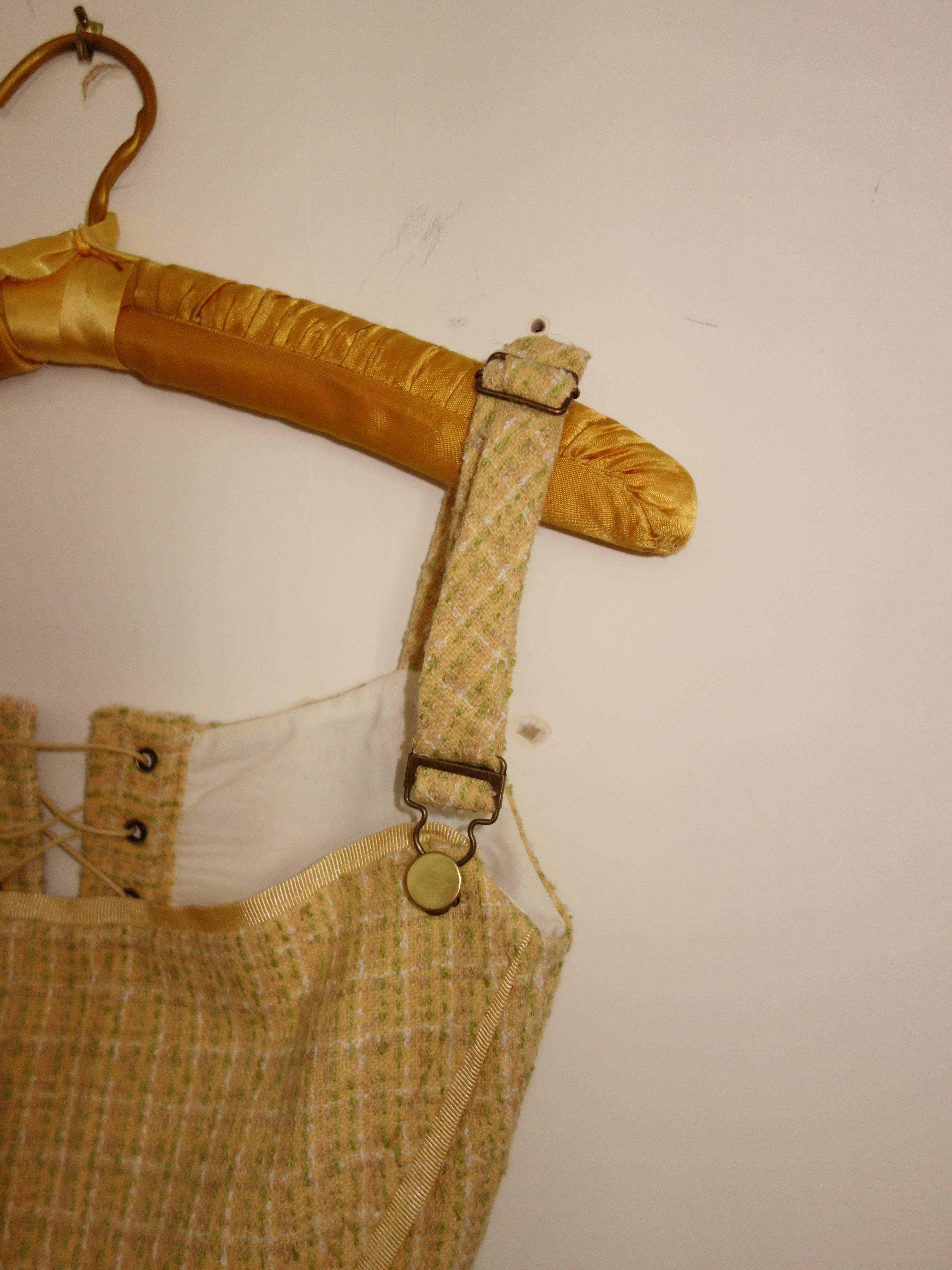 [xs] Silk Tweed Corset