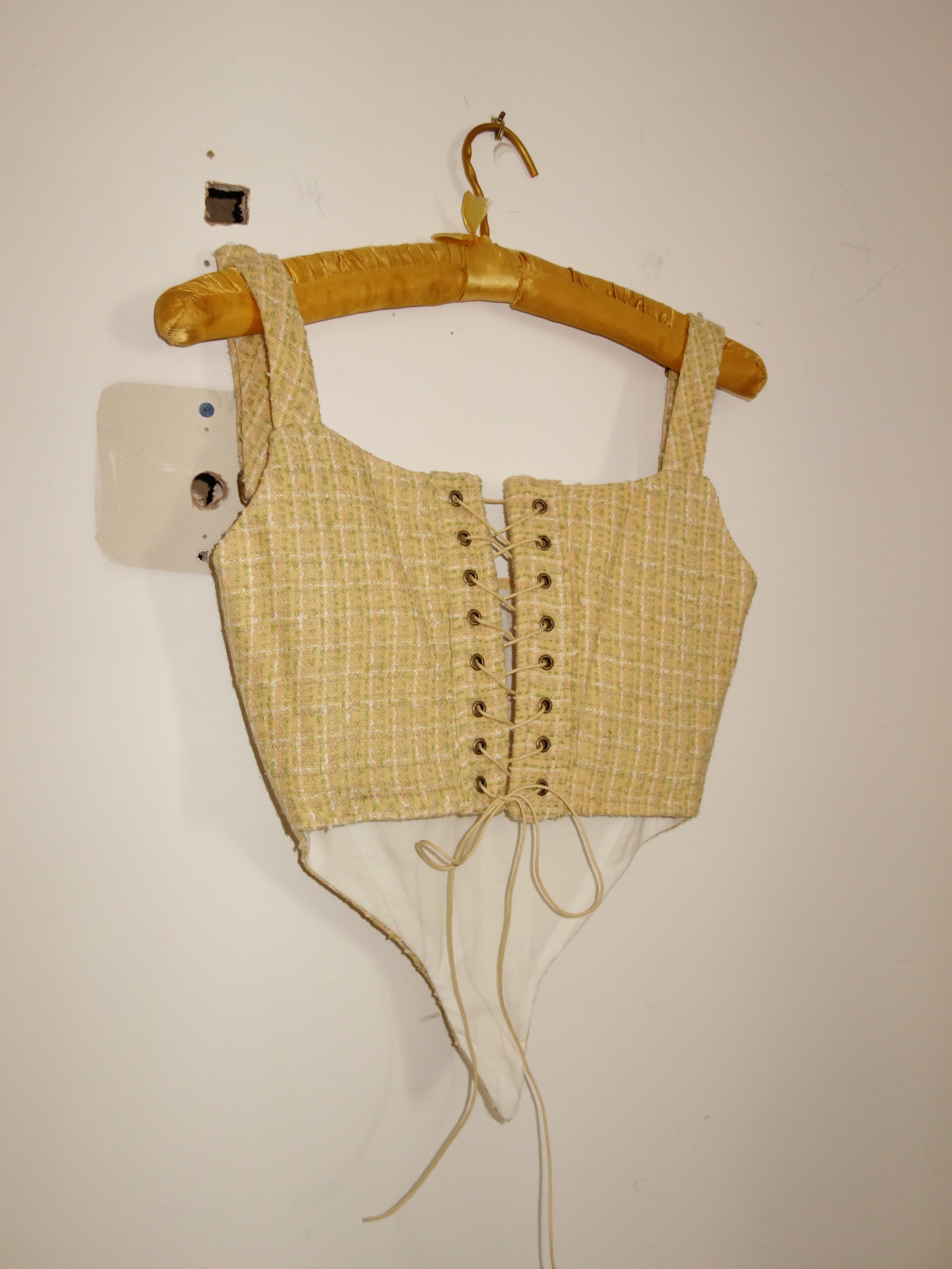 [xs] Silk Tweed Corset