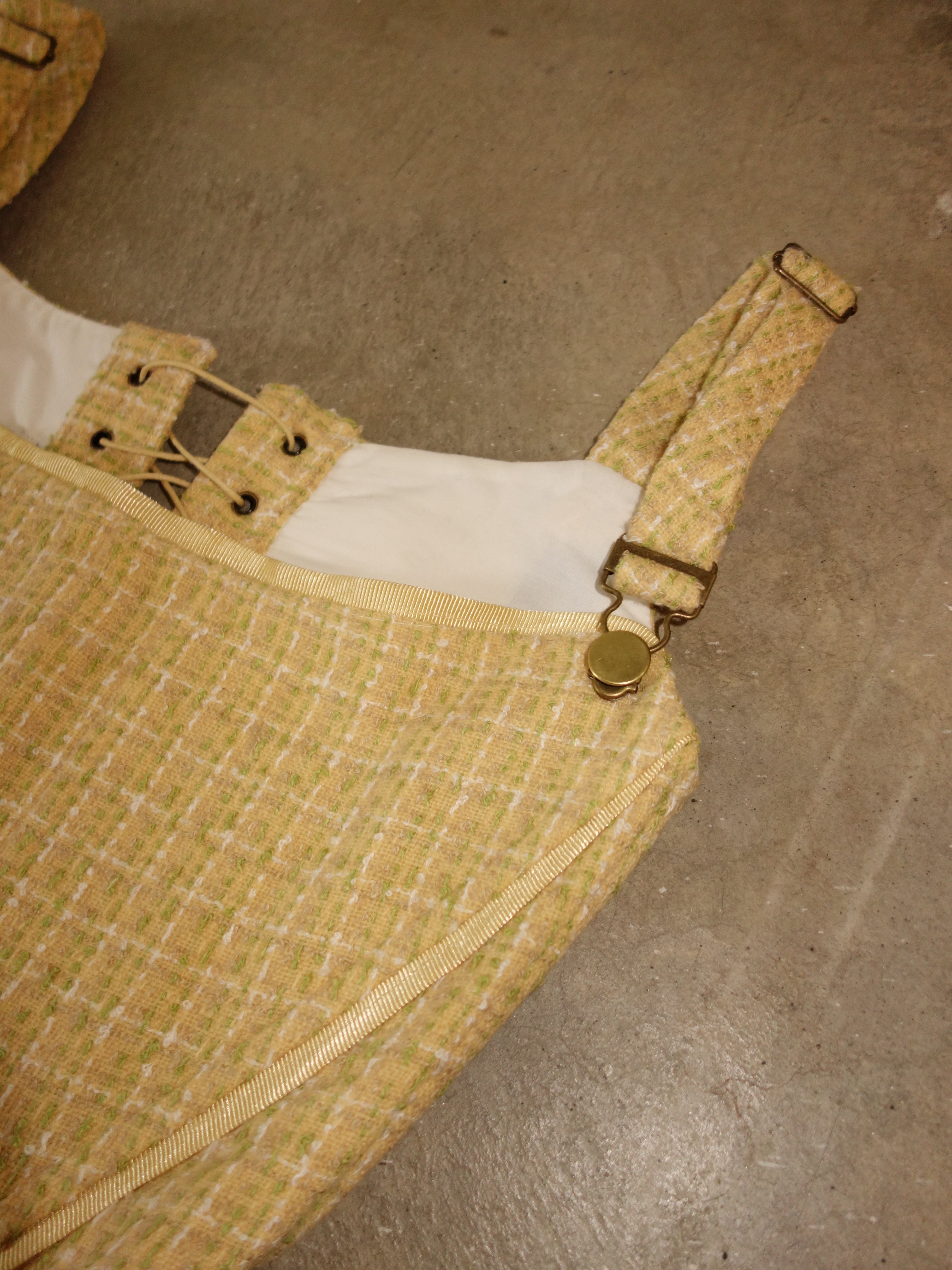 [xs] Silk Tweed Corset