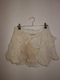[xs/s] doily mini skirt