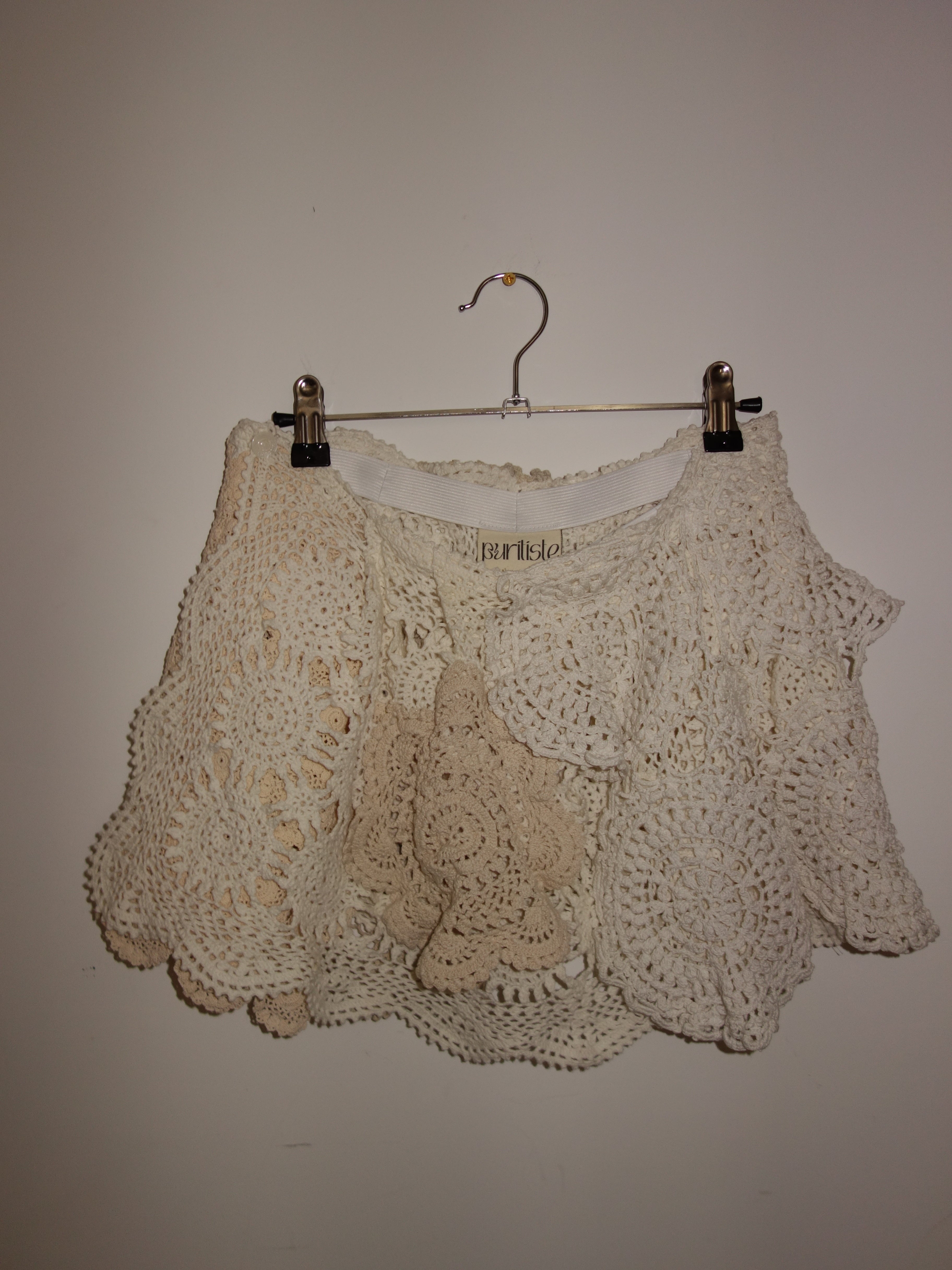 [xs/s] doily mini skirt
