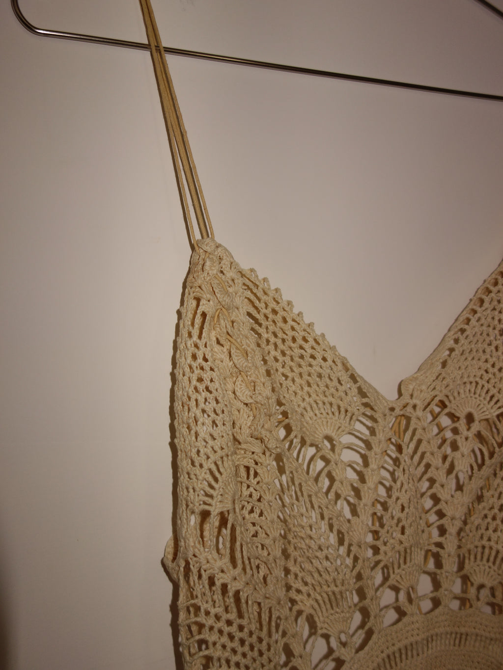 [s/m] doily mini apron dress