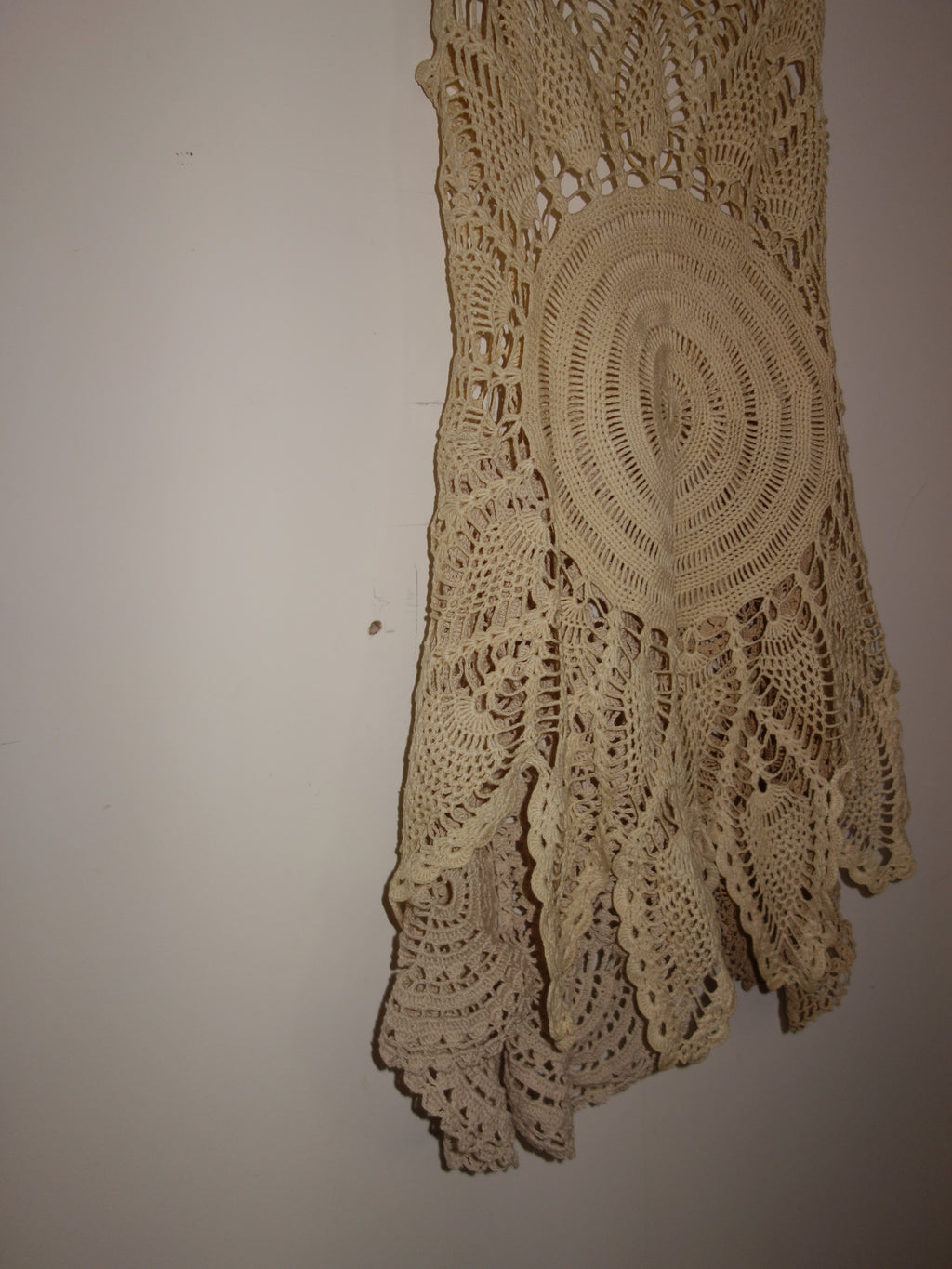 [s/m] doily mini apron dress