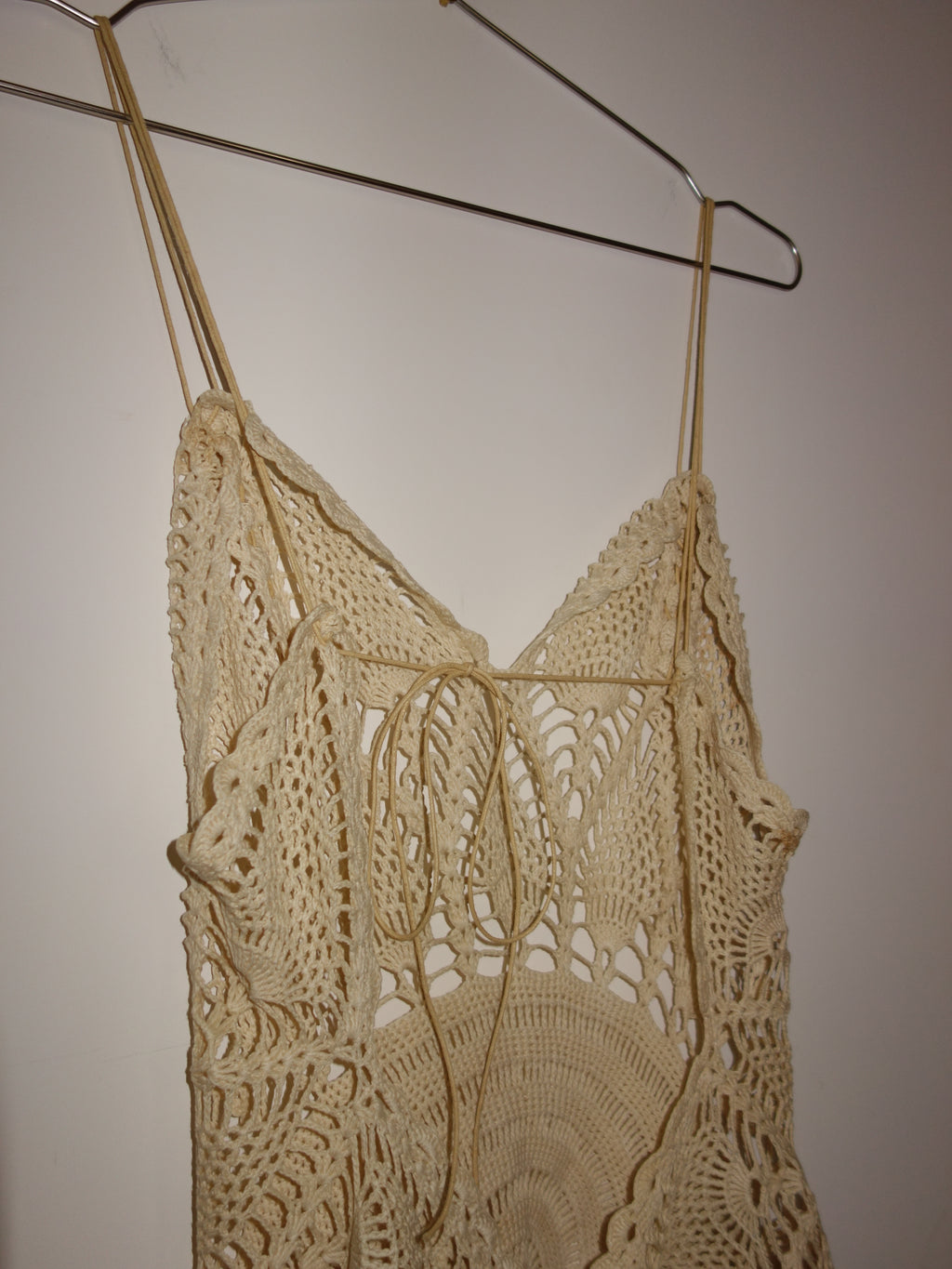 [s/m] doily mini apron dress