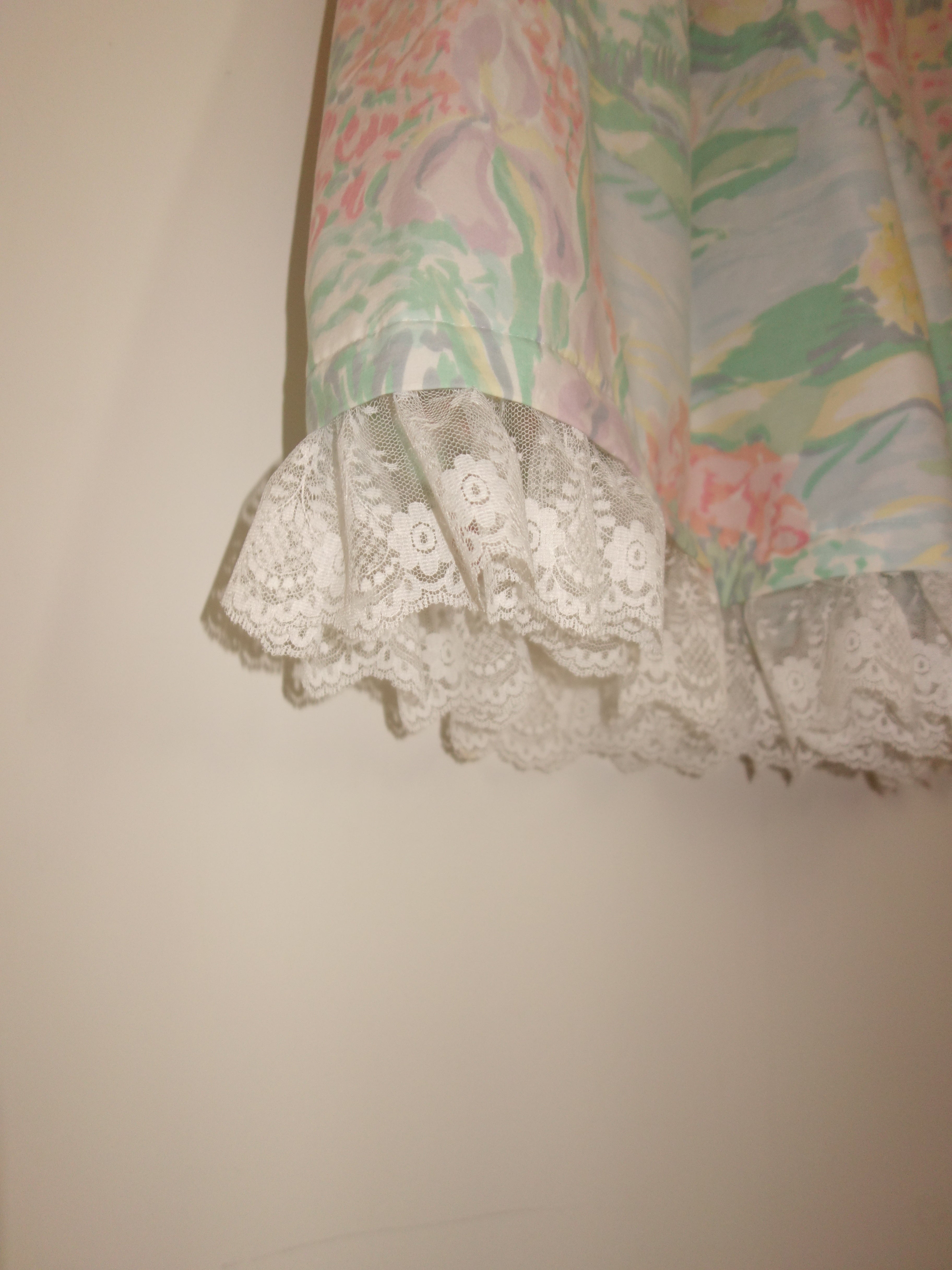 Neon Flowers Pillow Pants