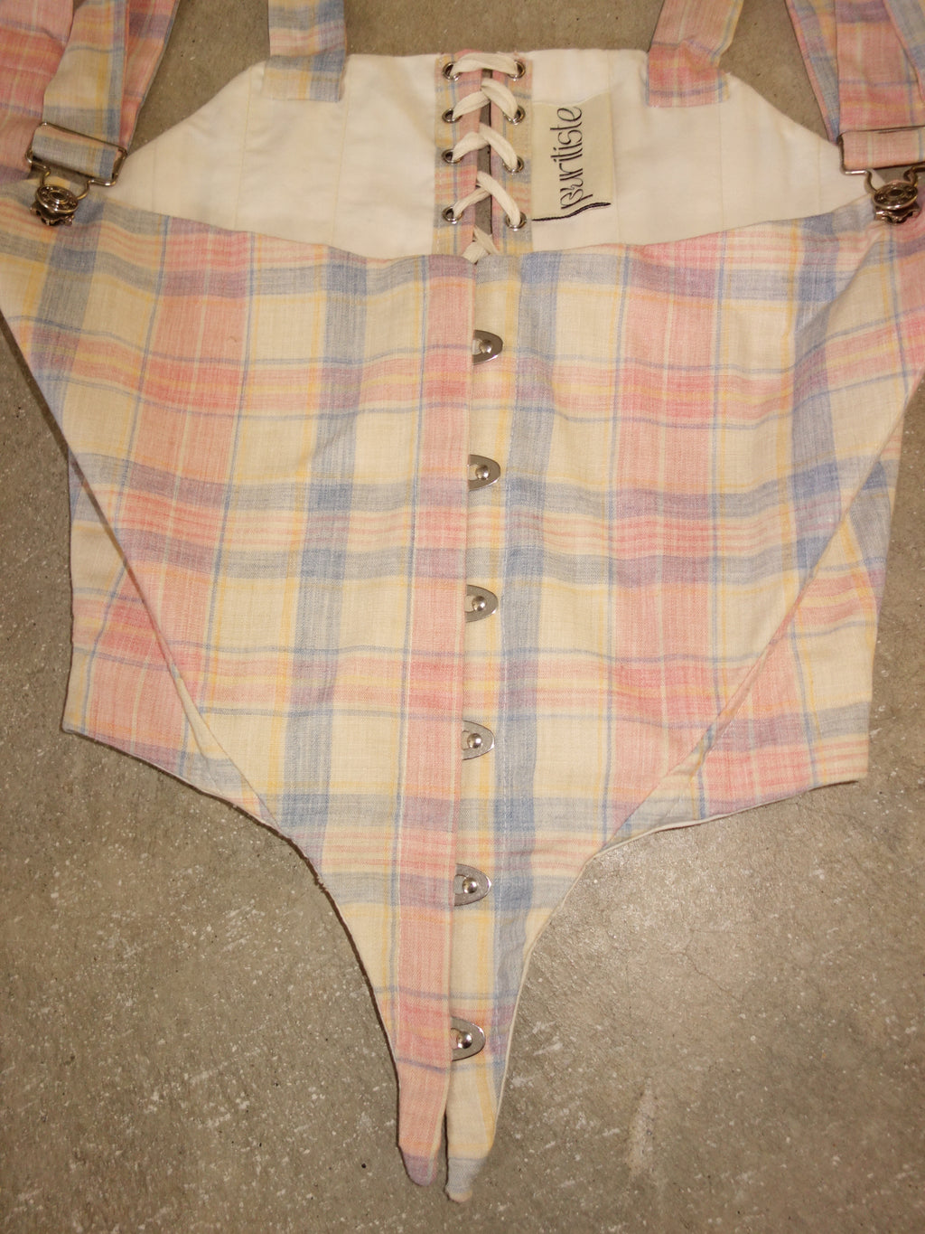 [s] Pastel Plaid Corset