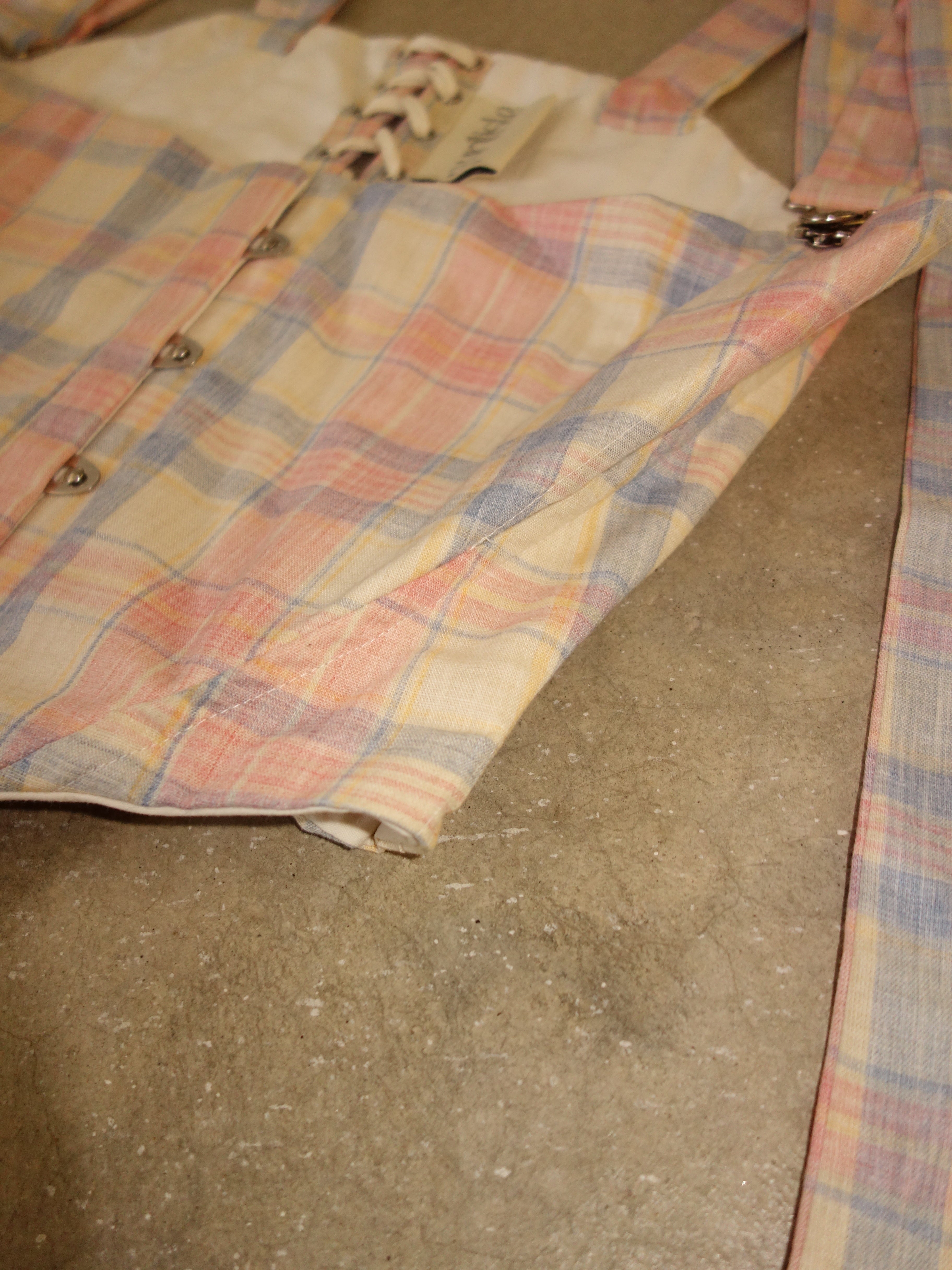 [s] Pastel Plaid Corset