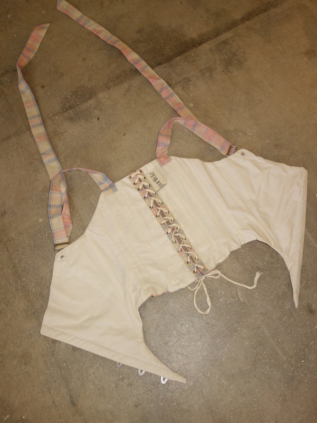 [s] Pastel Plaid Corset