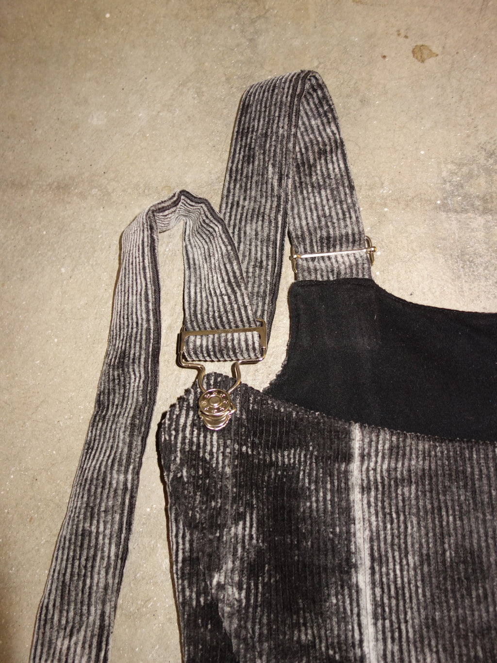 [s] Acid Wash Corduroy Corset