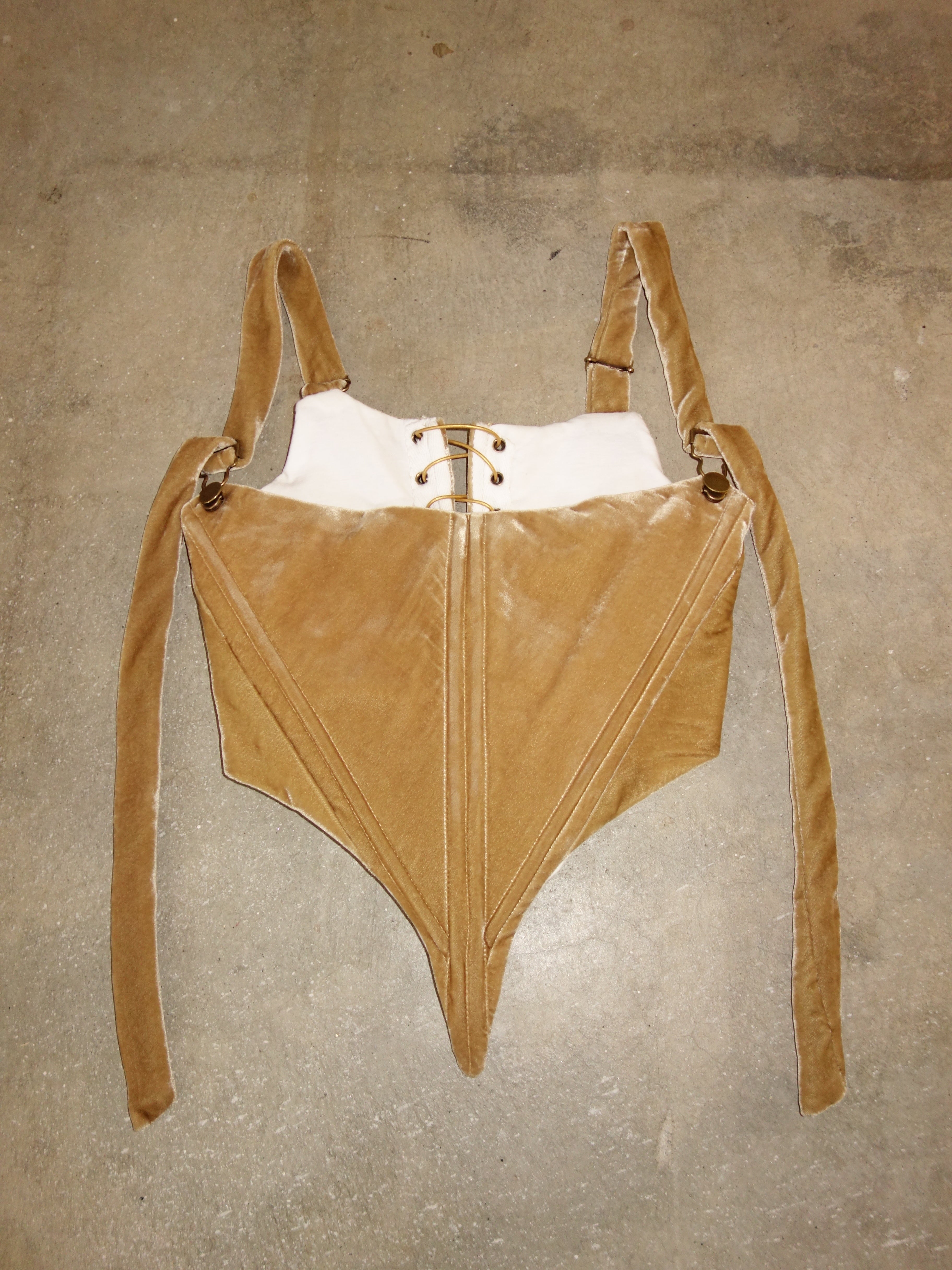 [xs] Silk Velvet Corset