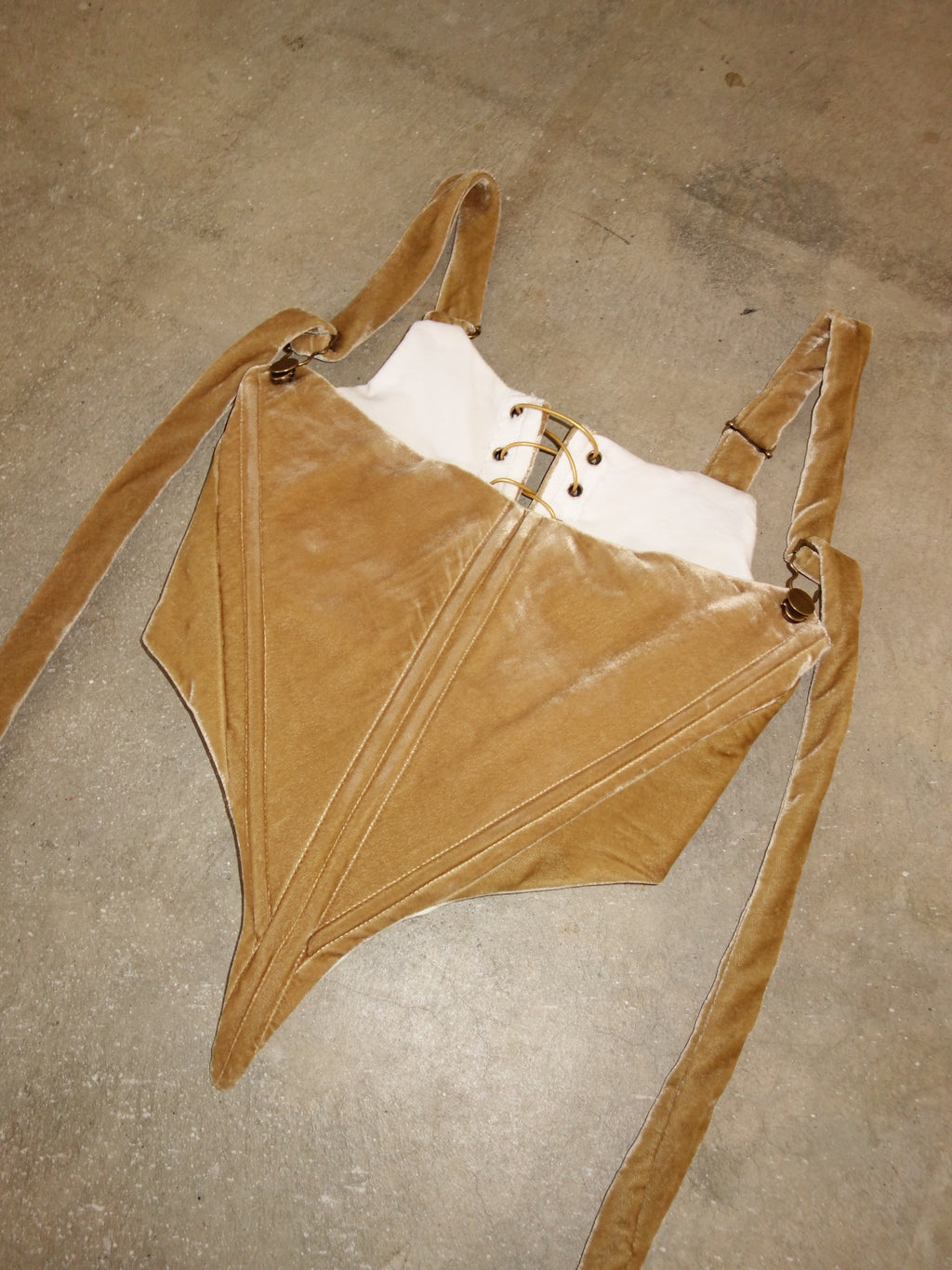 [xs] Silk Velvet Corset