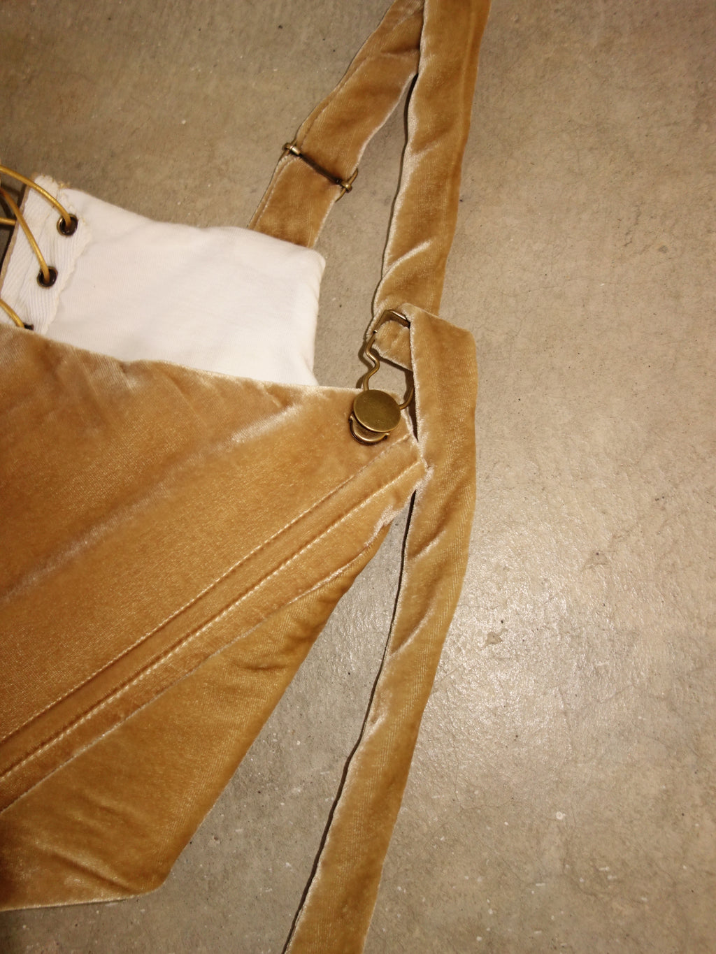 [xs] Silk Velvet Corset