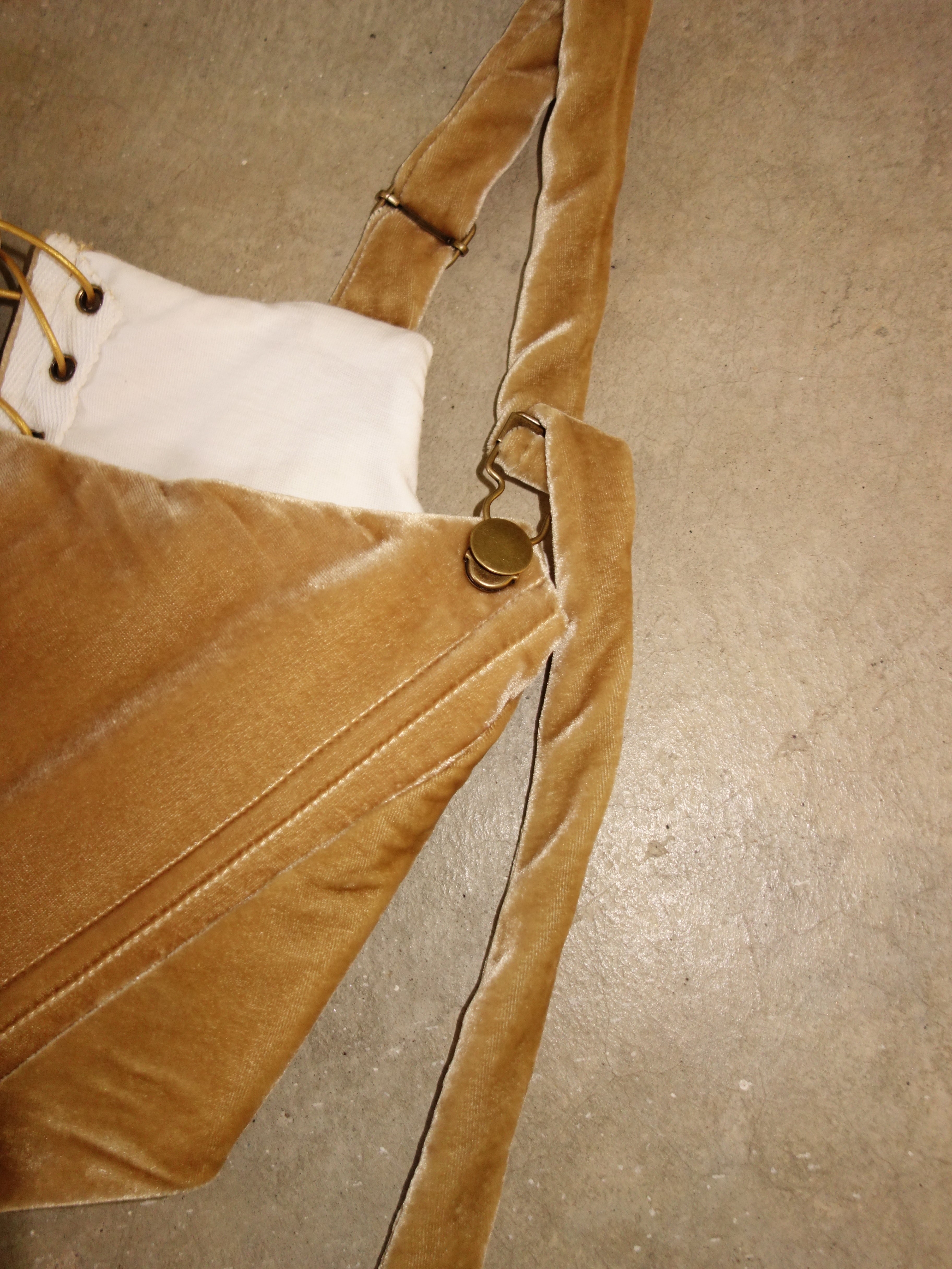 [xs] Silk Velvet Corset