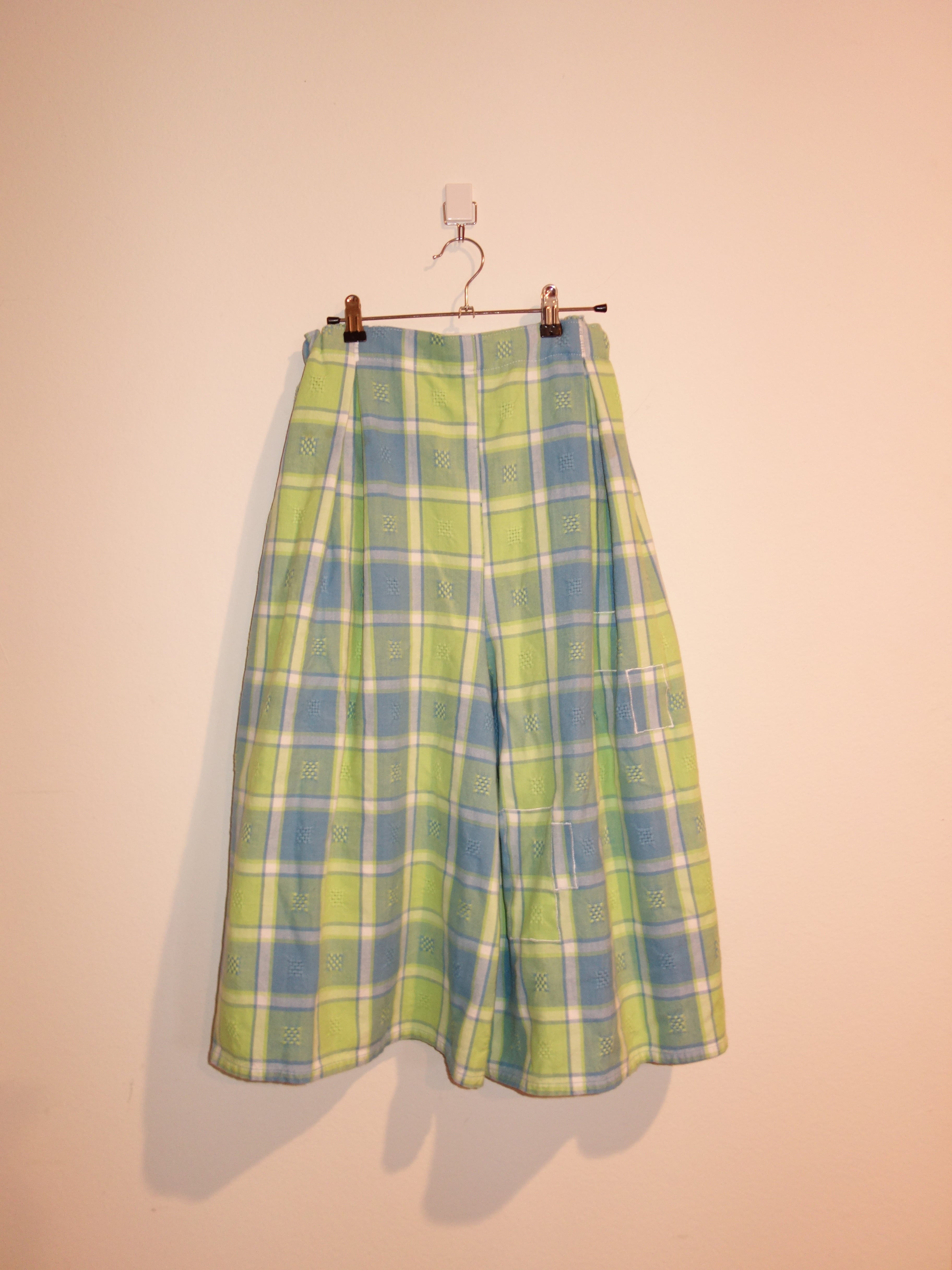 Large Gingham Pillow Pants