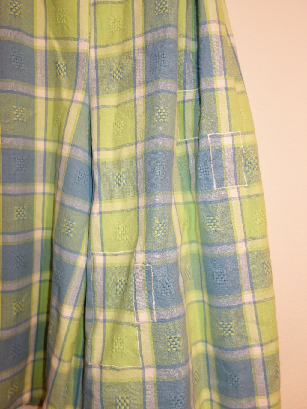Large Gingham Pillow Pants