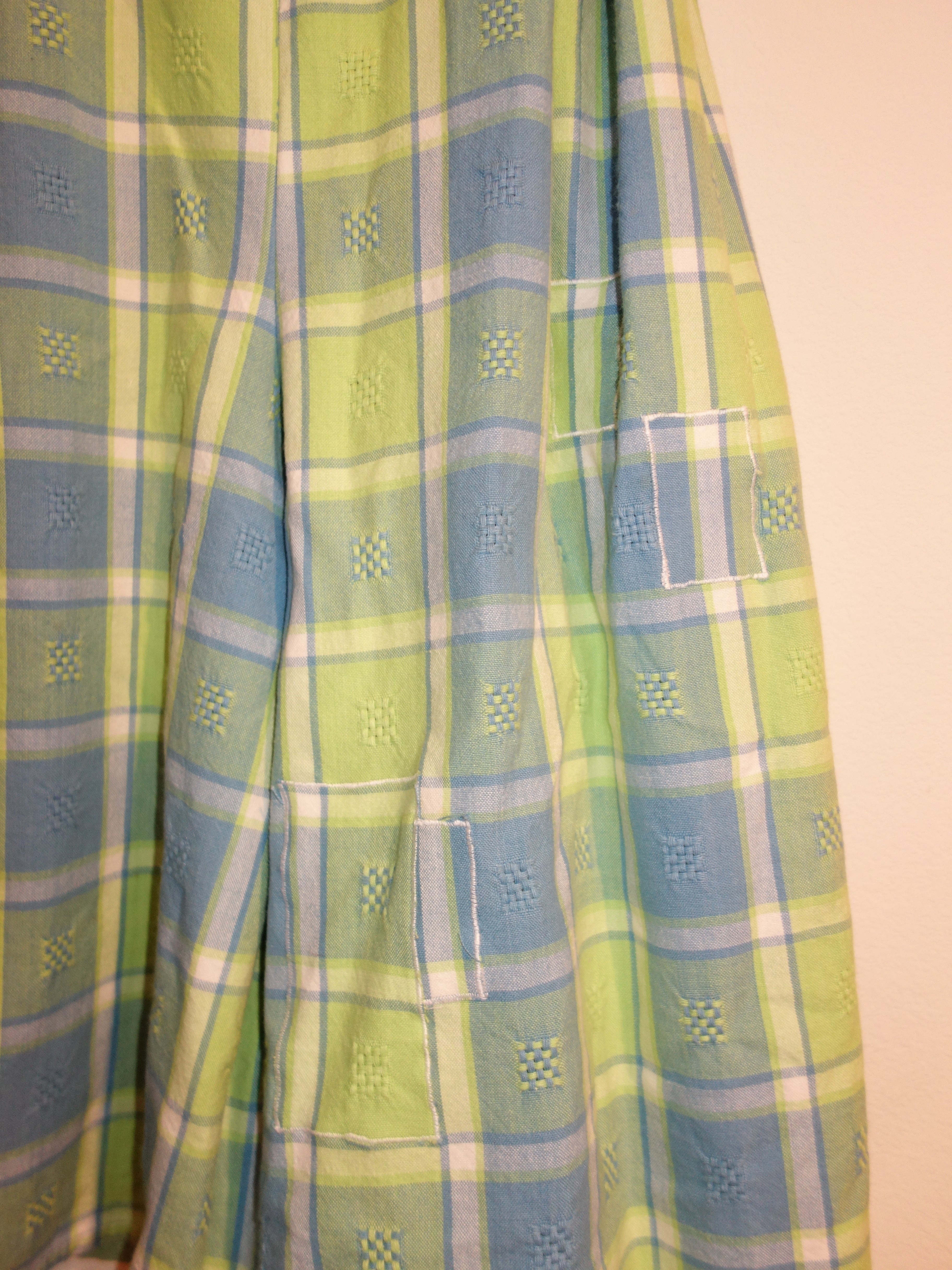 Large Gingham Pillow Pants