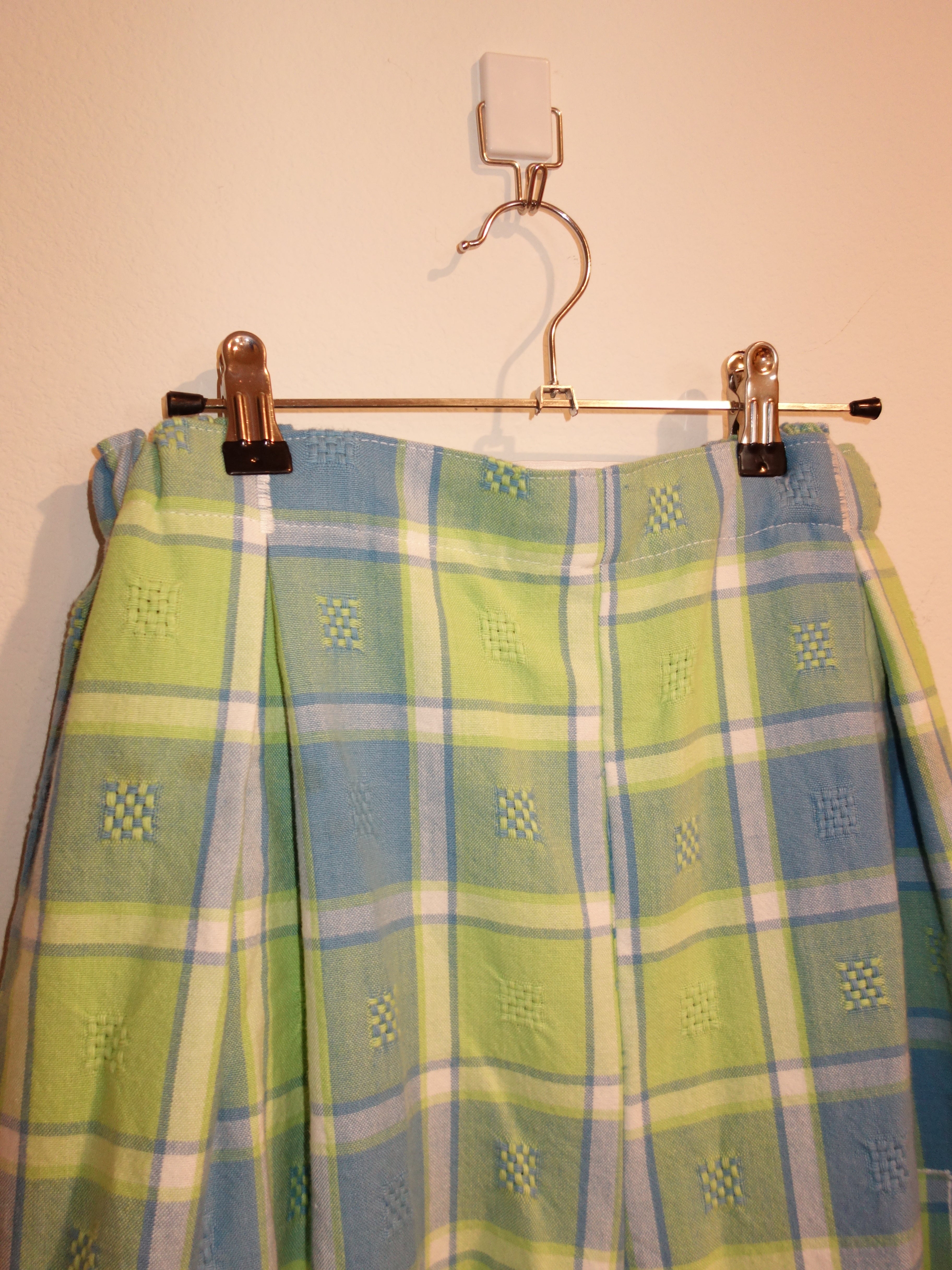 Large Gingham Pillow Pants