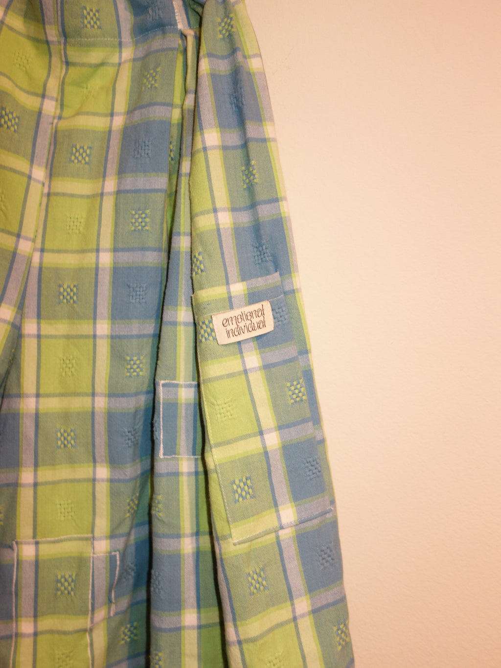 Large Gingham Pillow Pants