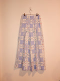 Floral Plaid Pillow Pants