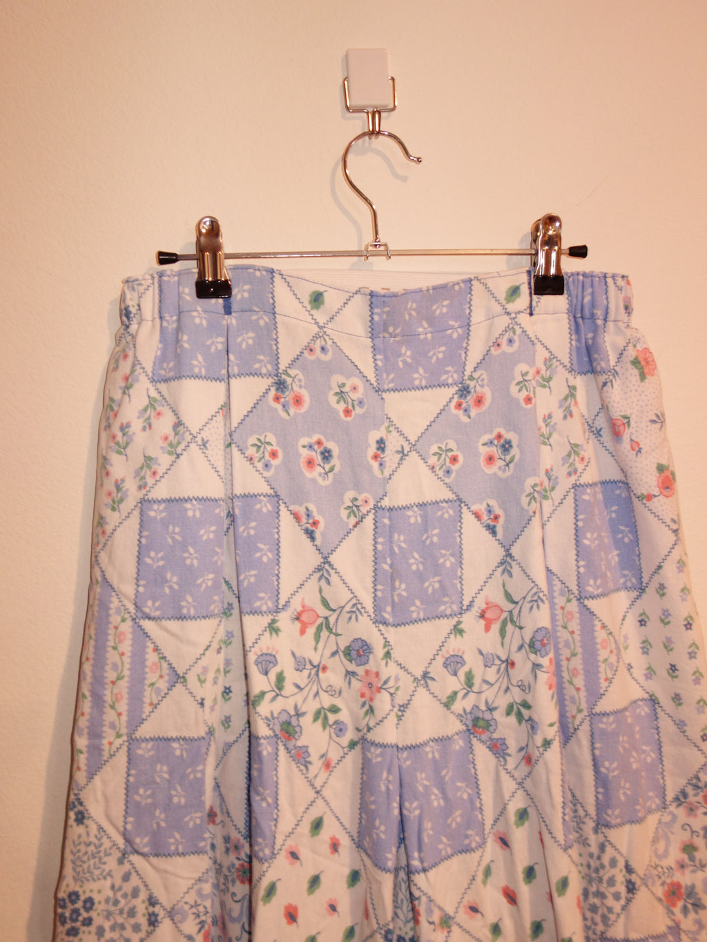 Floral Plaid Pillow Pants