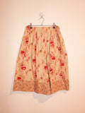 Floral Pinstripes Pillow Pants