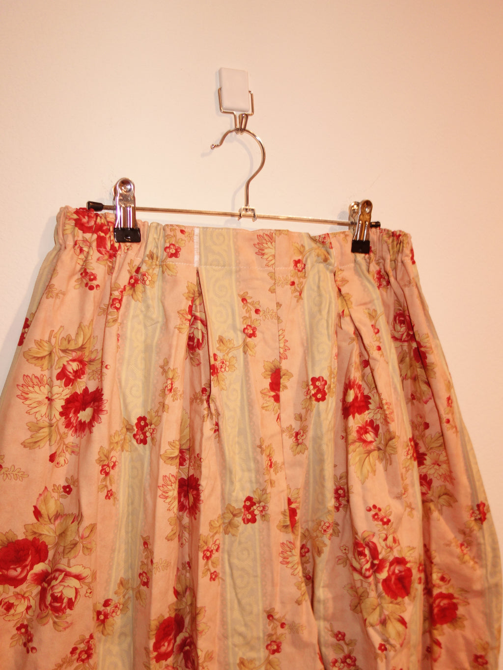Floral Pinstripes Pillow Pants