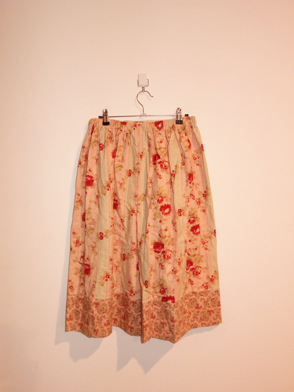 Floral Pinstripes Pillow Pants