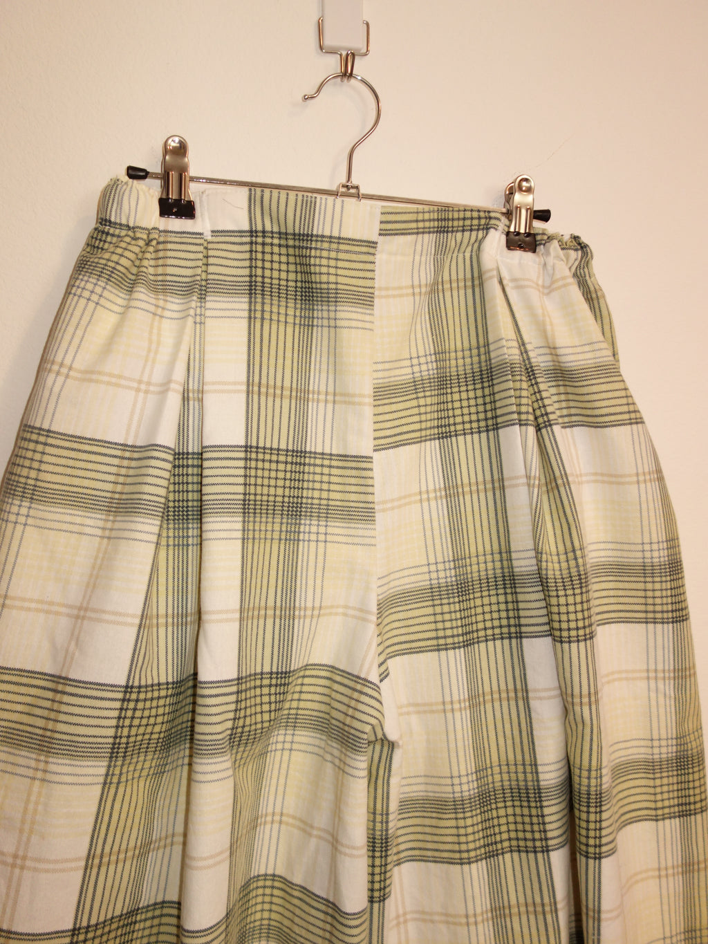 Sage Plaid Pillow Pants