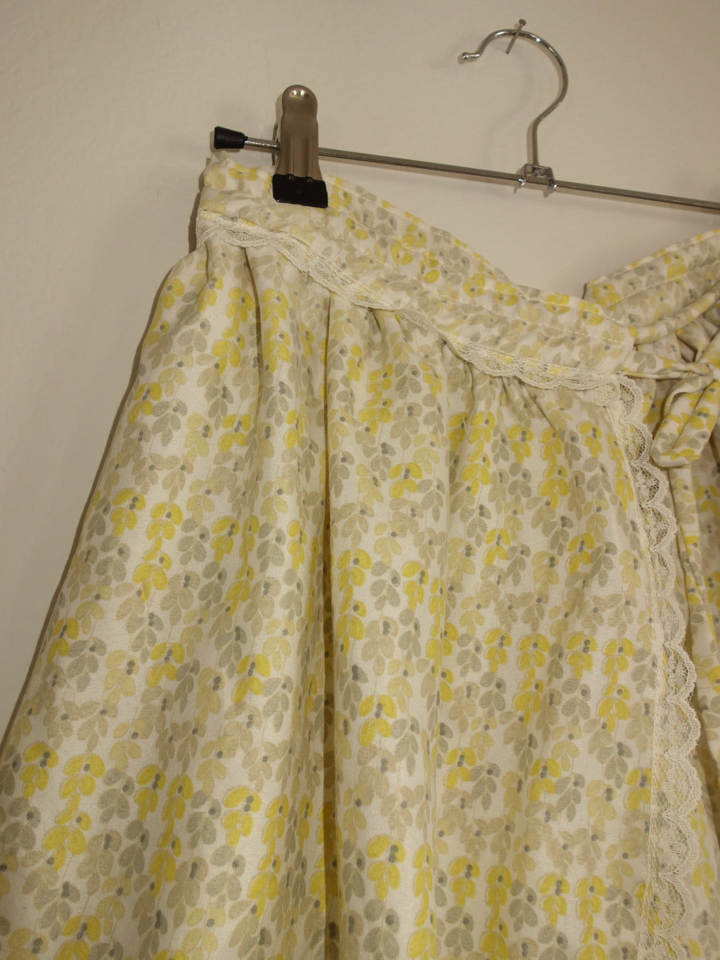 mini layering wrap skirt - yellow flower field