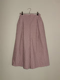 burgundy gingham 𝑝𝑖𝑙𝑙𝑜𝑤 𝑝𝑎𝑛𝑡𝑠