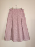 [low-rise] burgundy gingham 𝑝𝑖𝑙𝑙𝑜𝑤 𝑝𝑎𝑛𝑡𝑠